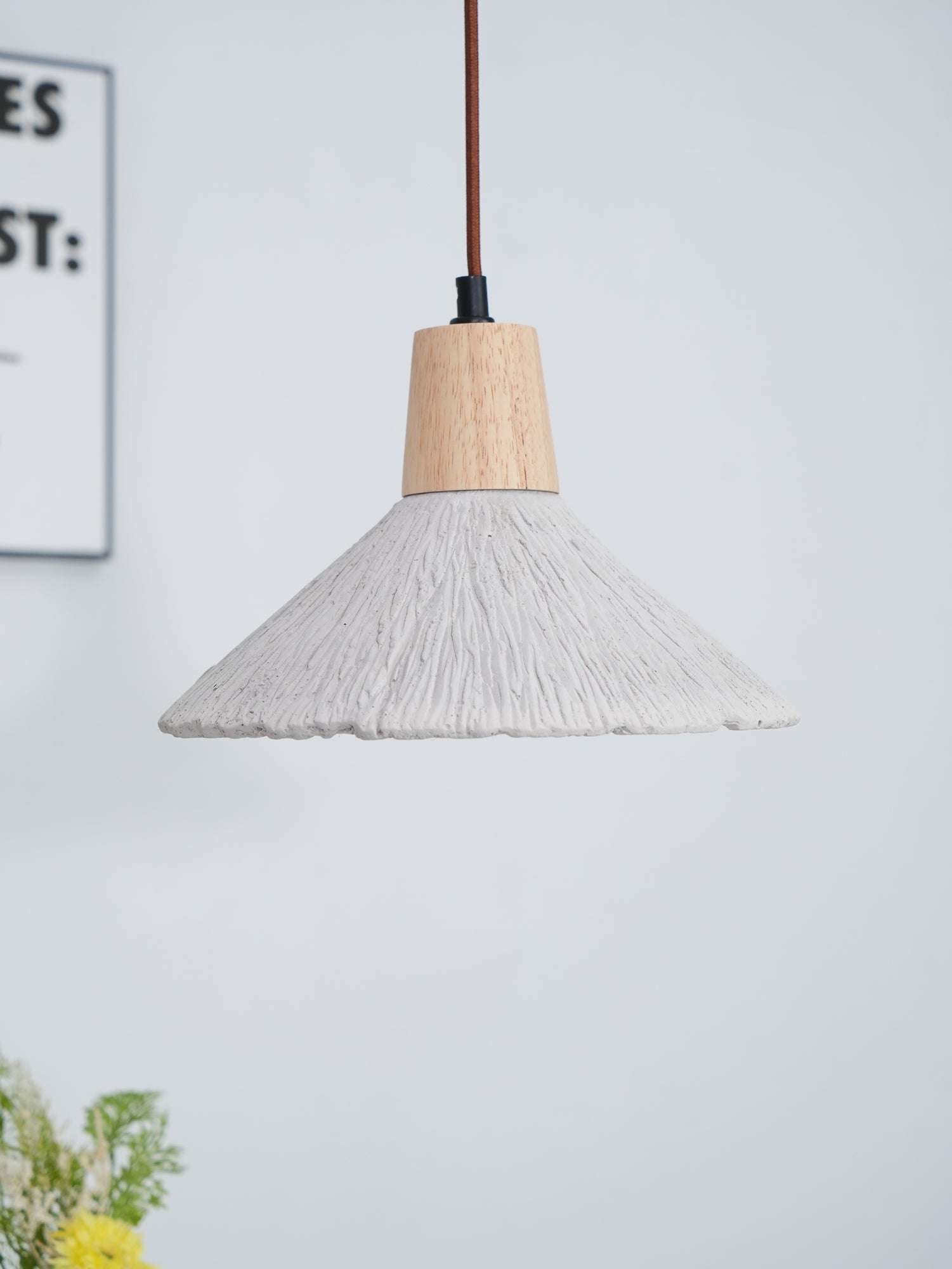 Solara Beton Falten Pendelleuchte-Letslighting