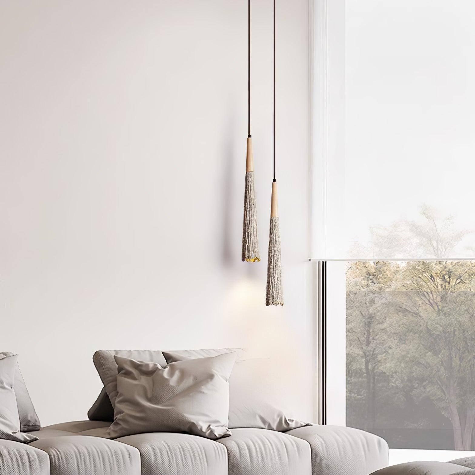 Solara Beton Falten Pendelleuchte-Letslighting