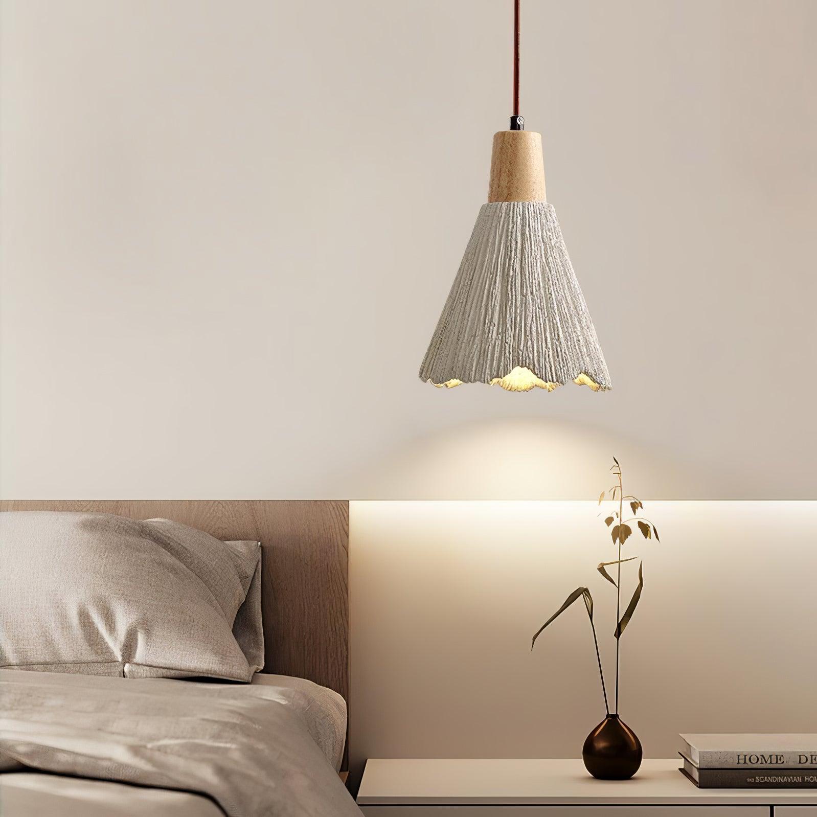 Solara Beton Falten Pendelleuchte-Letslighting
