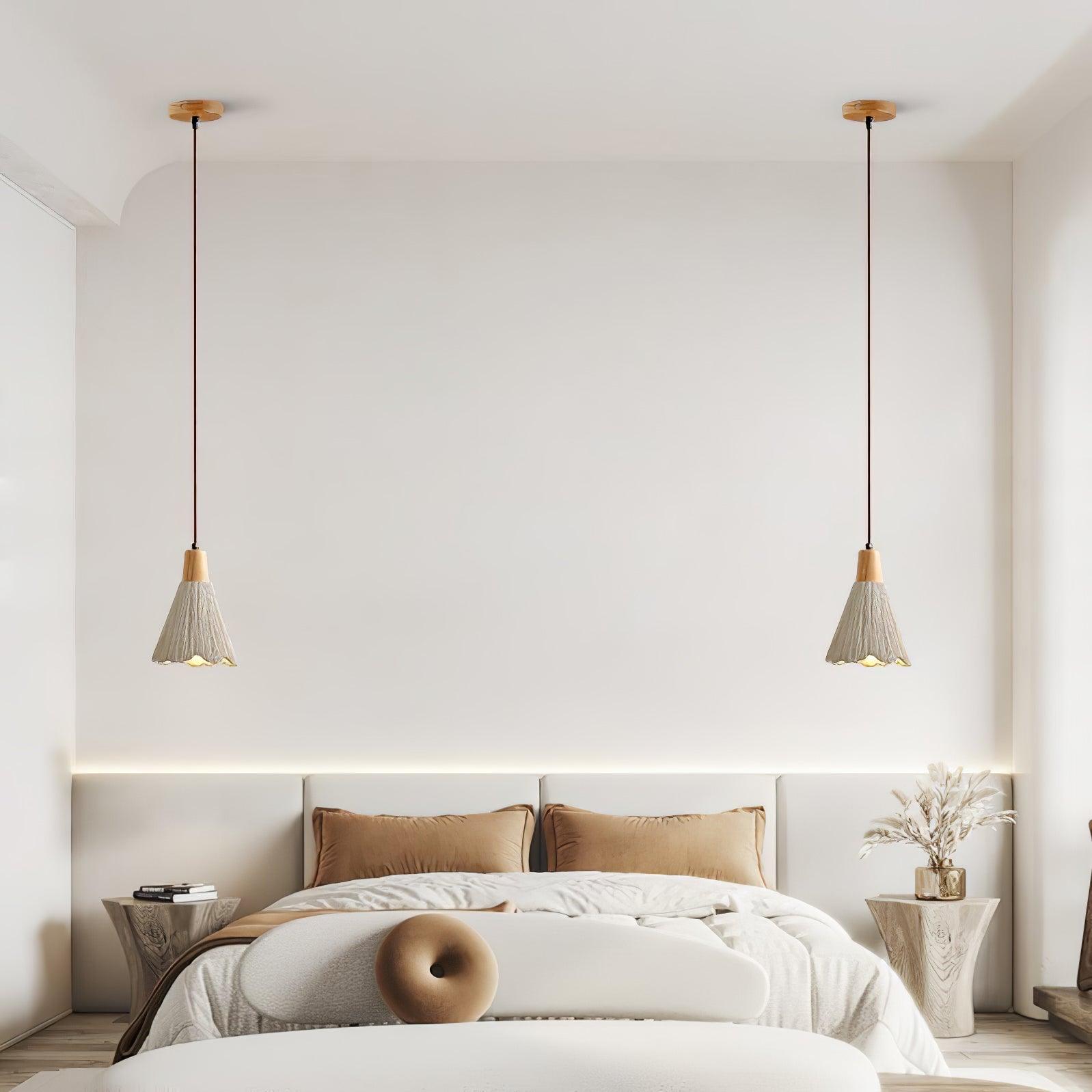 Solara Beton Falten Pendelleuchte-Letslighting