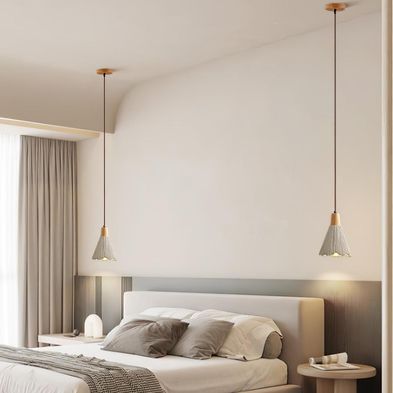 Solara Beton Falten Pendelleuchte-Letslighting