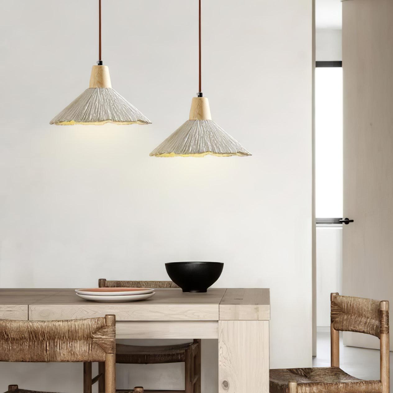 Solara Beton Falten Pendelleuchte-Letslighting
