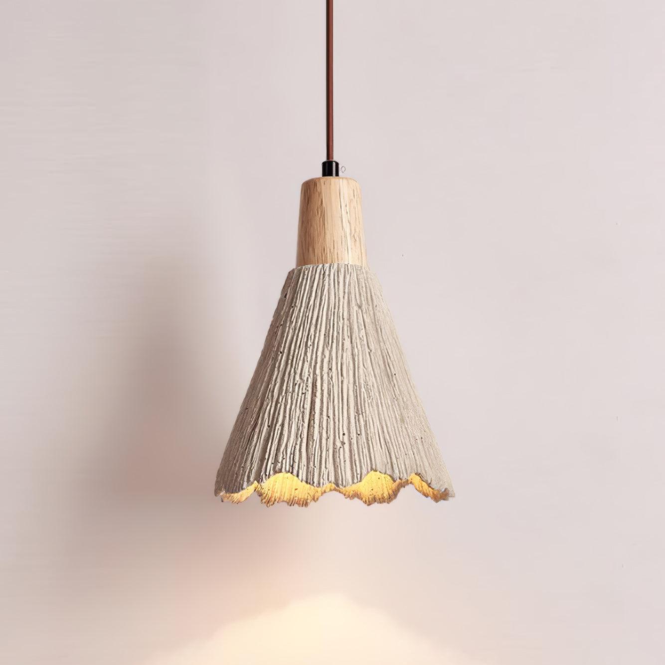 Solara Beton Falten Pendelleuchte-Letslighting