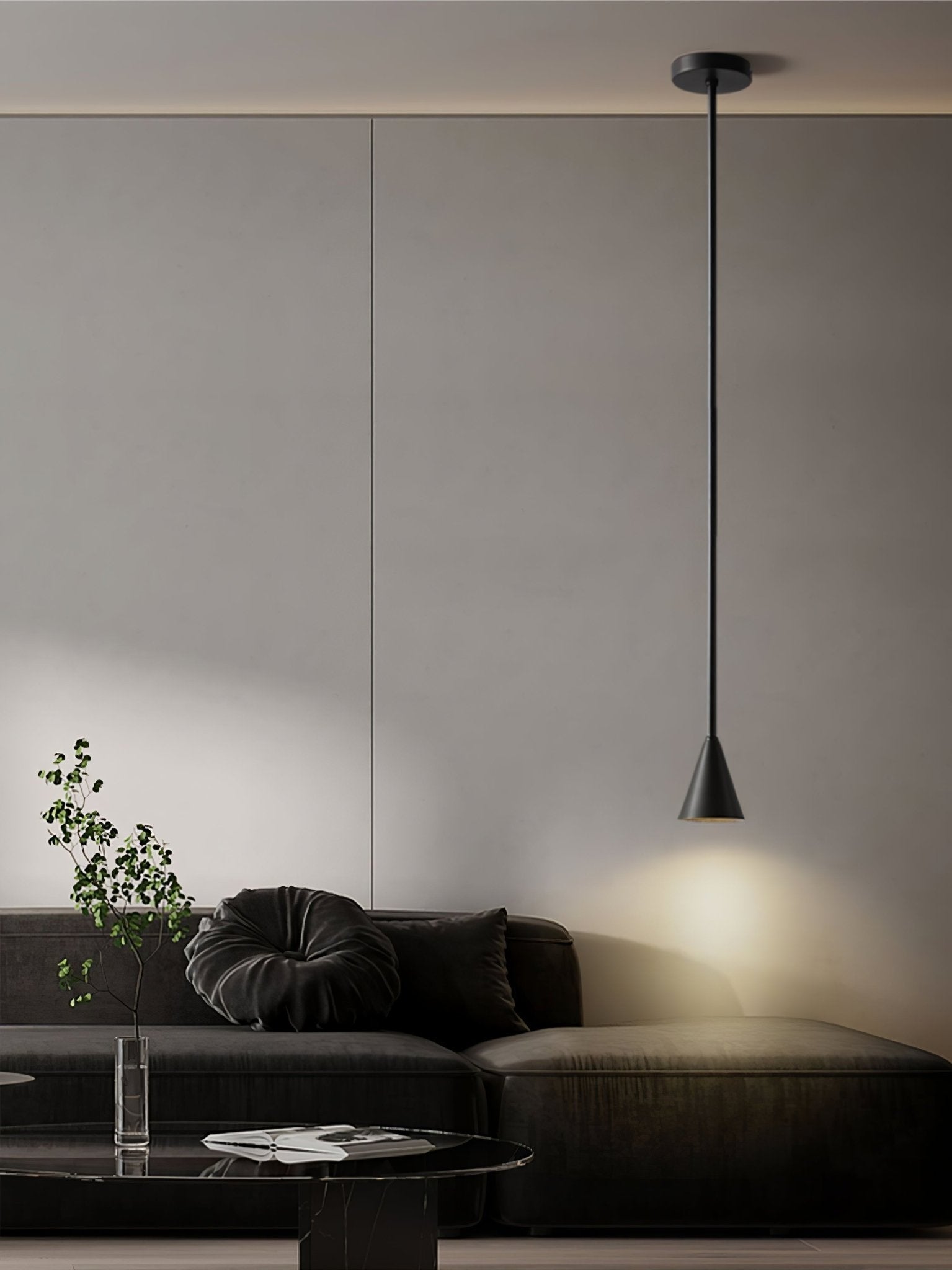 Cutheion Moderne minimalistische Pendelleuchte aus Messing-Letslighting