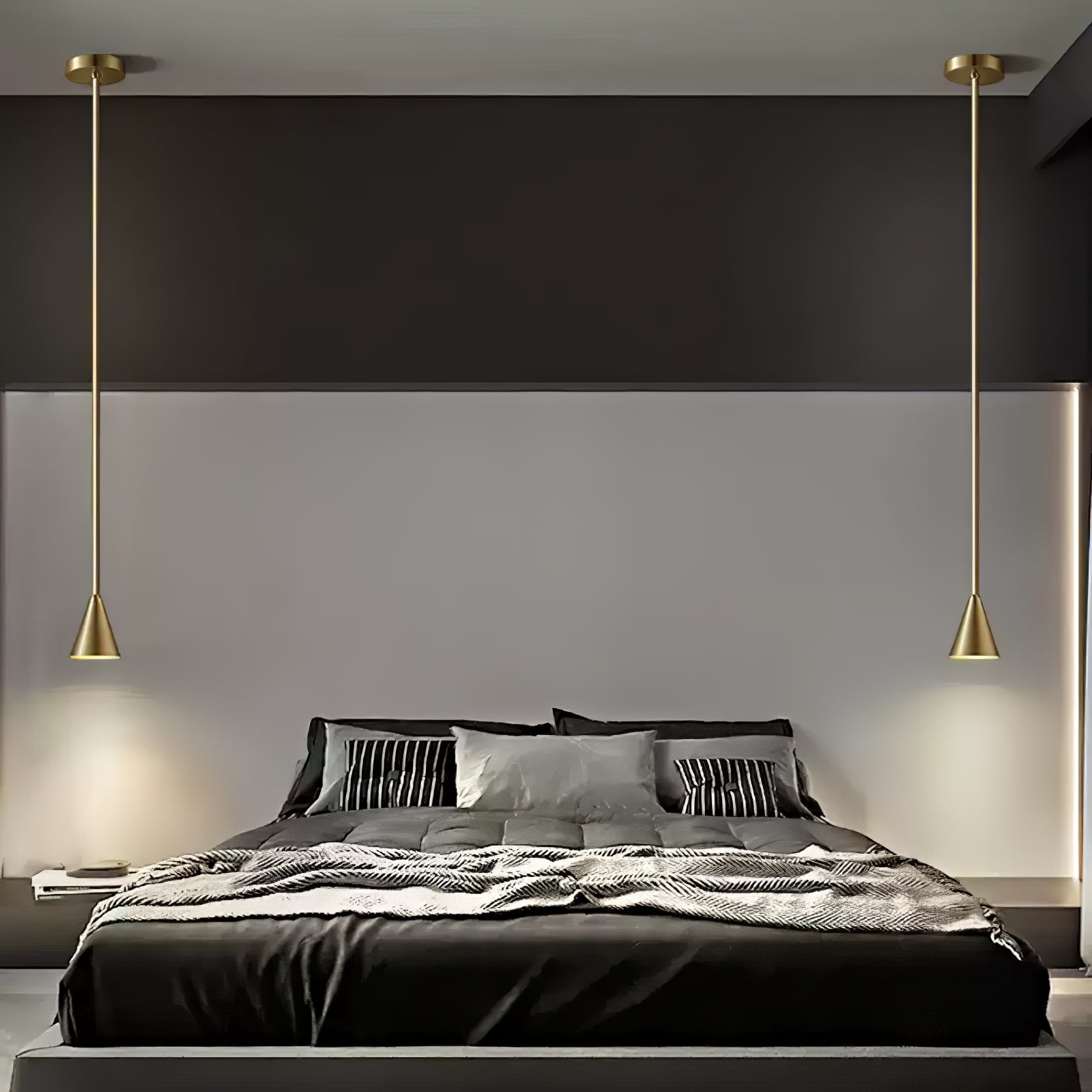 Cutheion Moderne minimalistische Pendelleuchte aus Messing-Letslighting