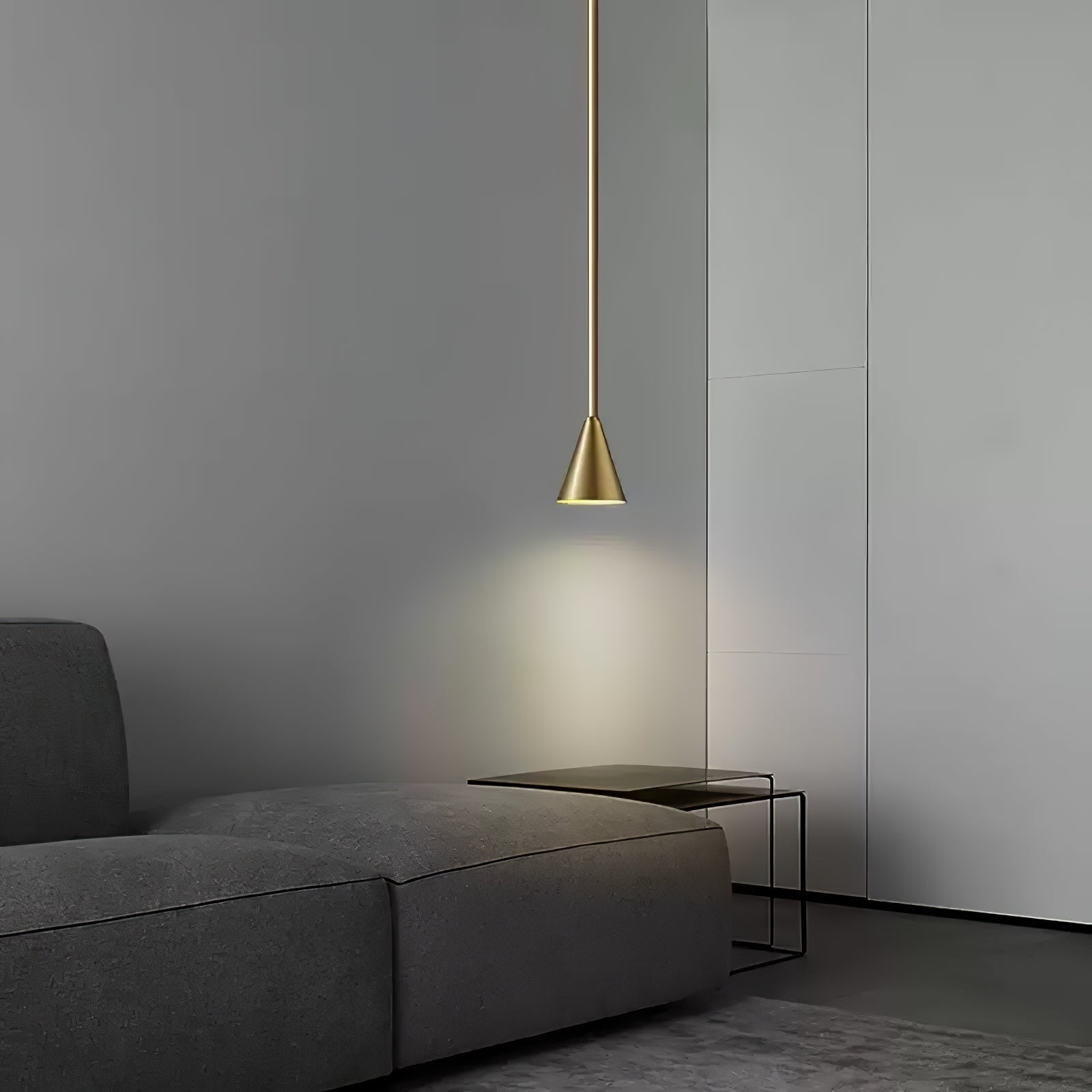Cutheion Moderne minimalistische Pendelleuchte aus Messing-Letslighting