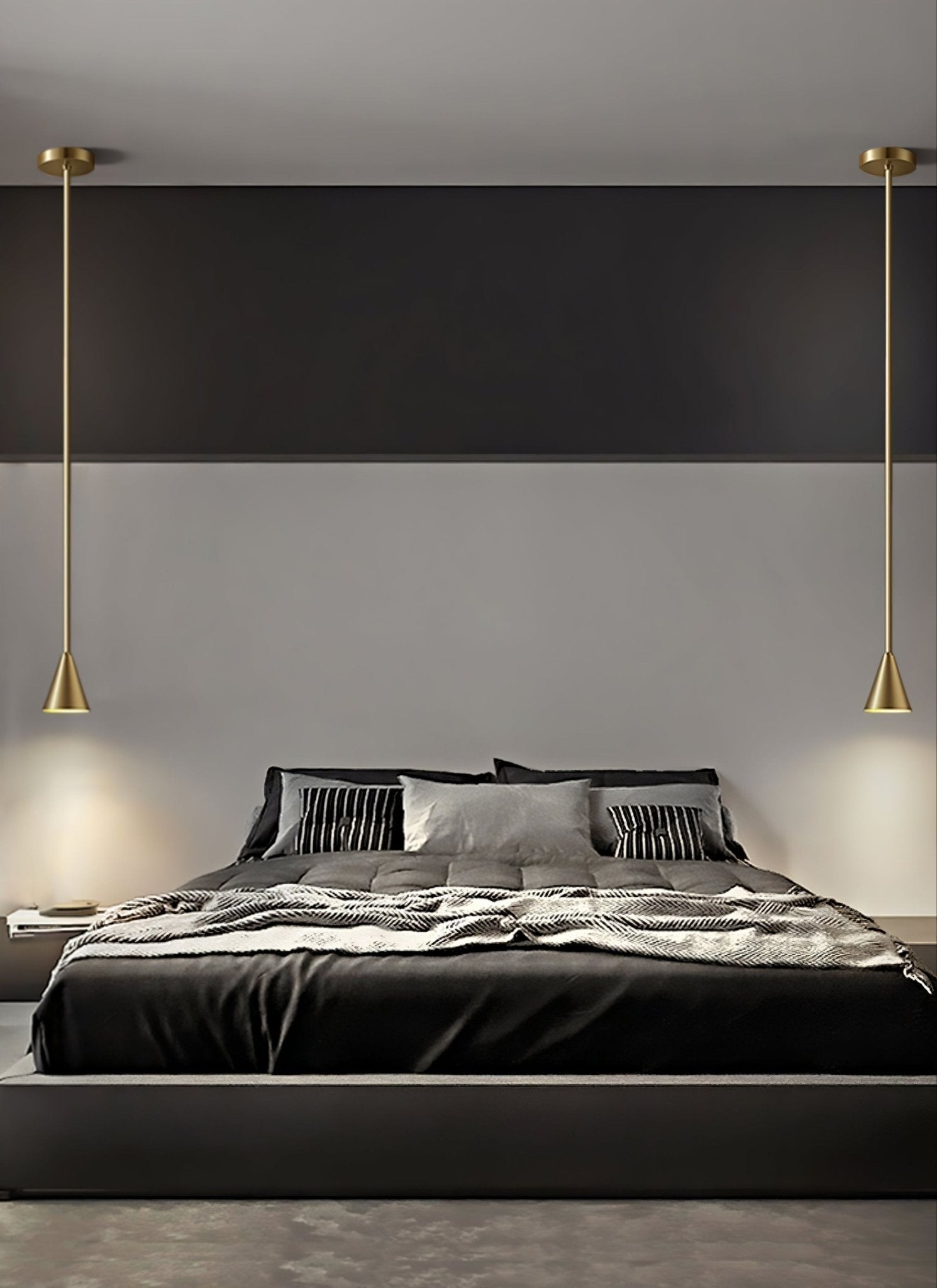 Cutheion Moderne minimalistische Pendelleuchte aus Messing-Letslighting