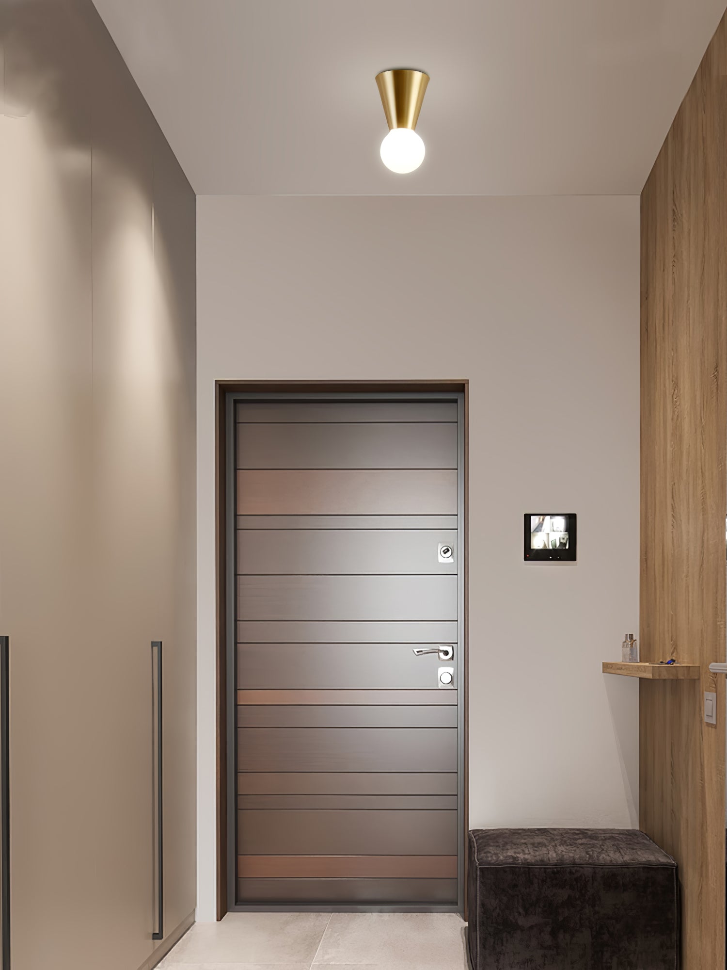 Nycareth Moderne Minimalistische Deckenleuchte aus Glas-Letslighting