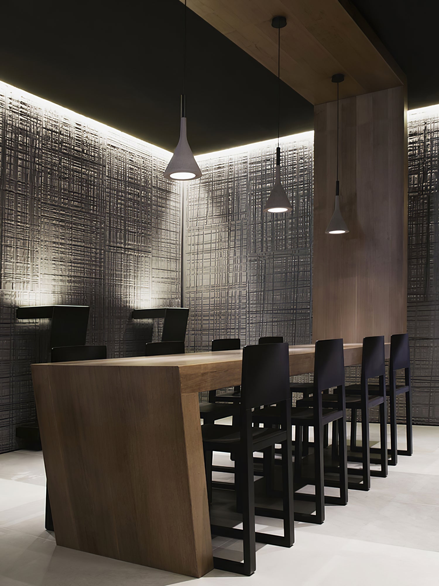 Conical Concrete Pendant Light - Blowlighting