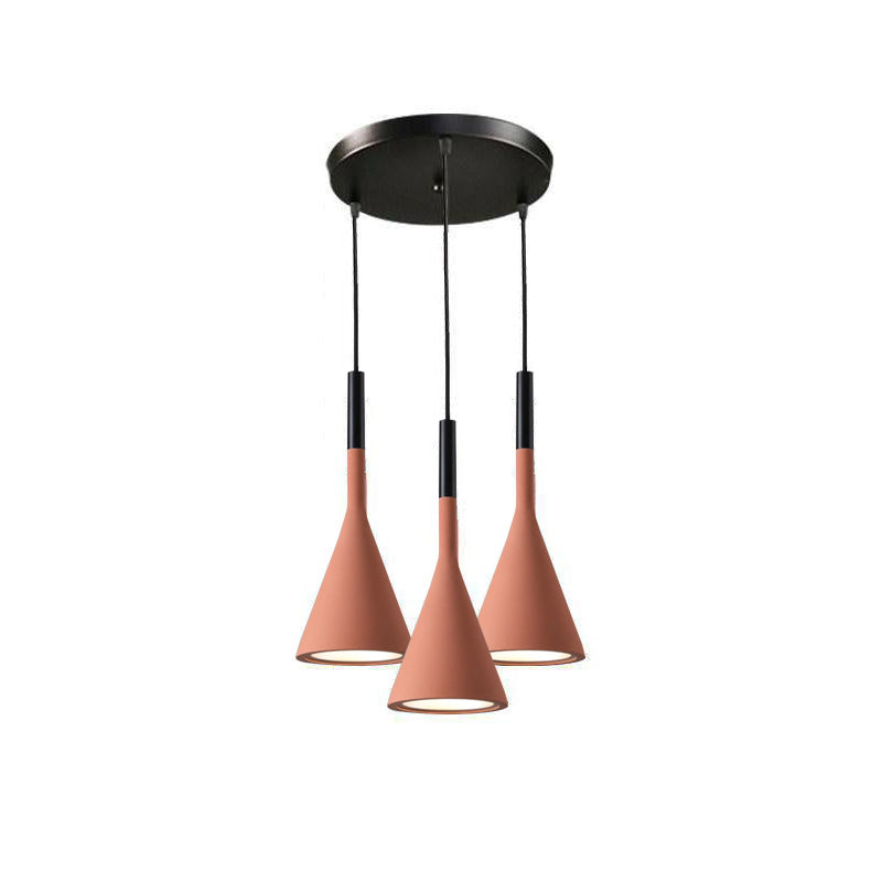 Conical Concrete Pendant Light - Blowlighting