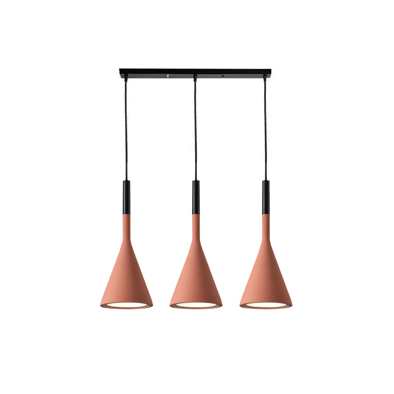 Conical Concrete Pendant Light - Blowlighting