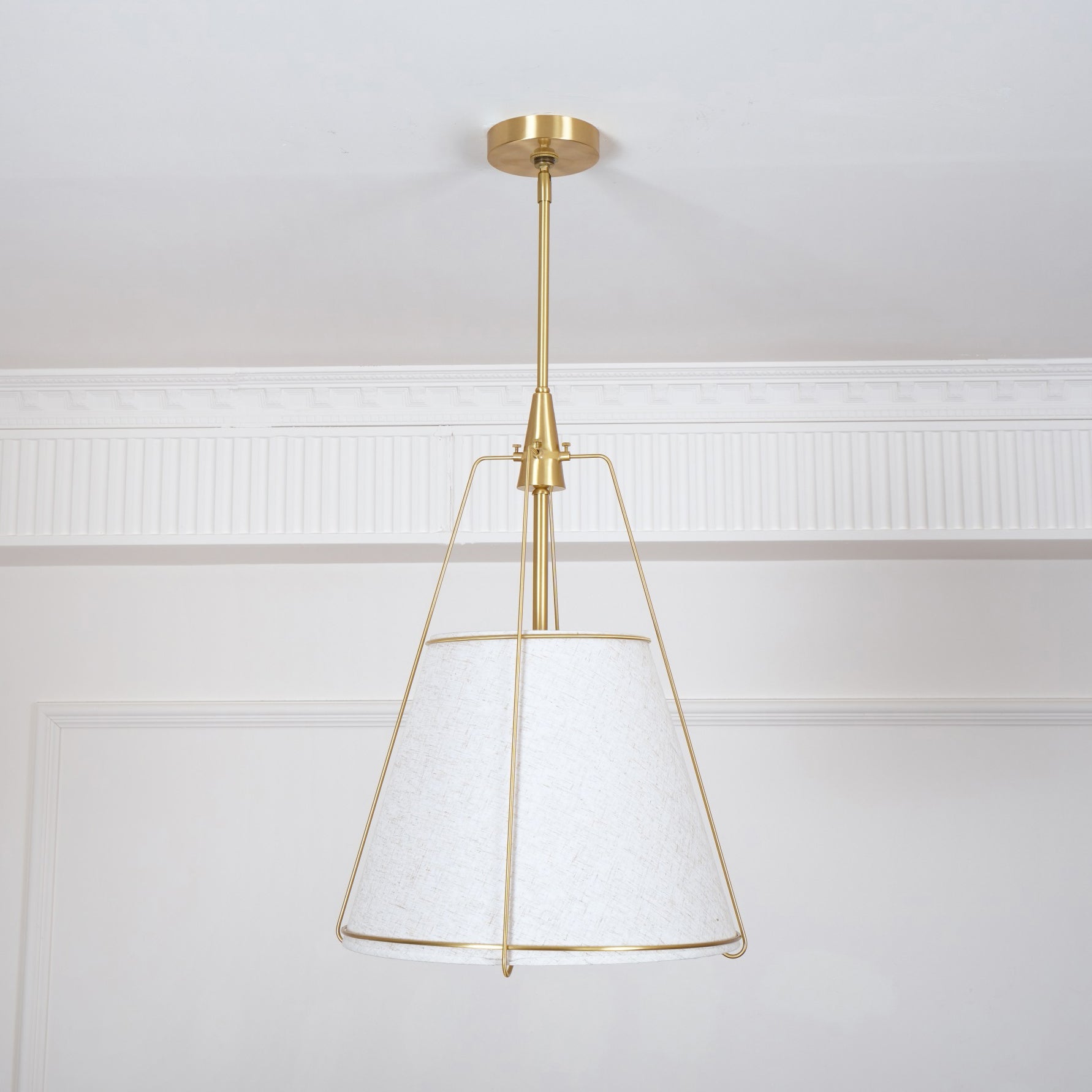 Veshaa Vintage Industrial Trommel Stoff Pendelleuchte-Letslighting