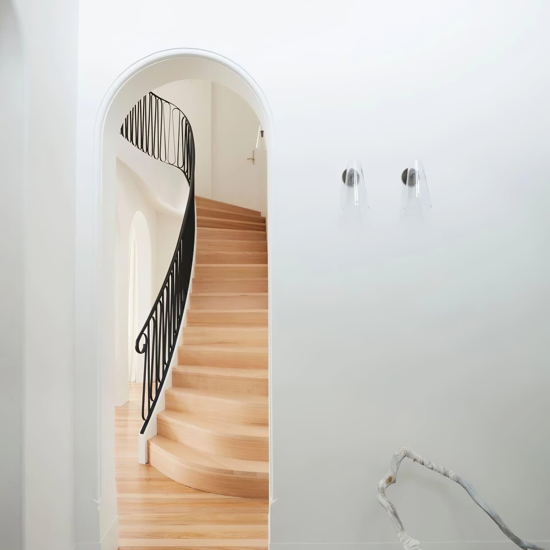 Yoke Minimalistische Glas-Wandleuchte-Letslighting