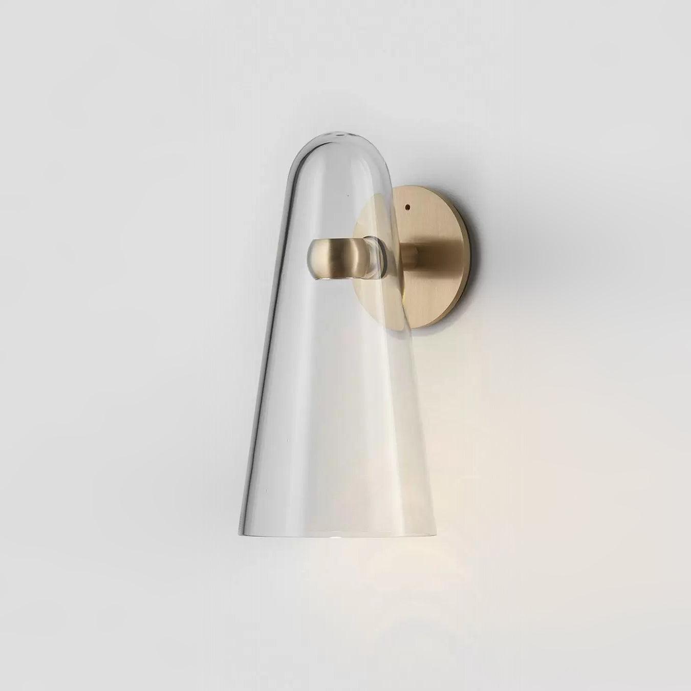 Yoke Minimalistische Glas-Wandleuchte-Letslighting