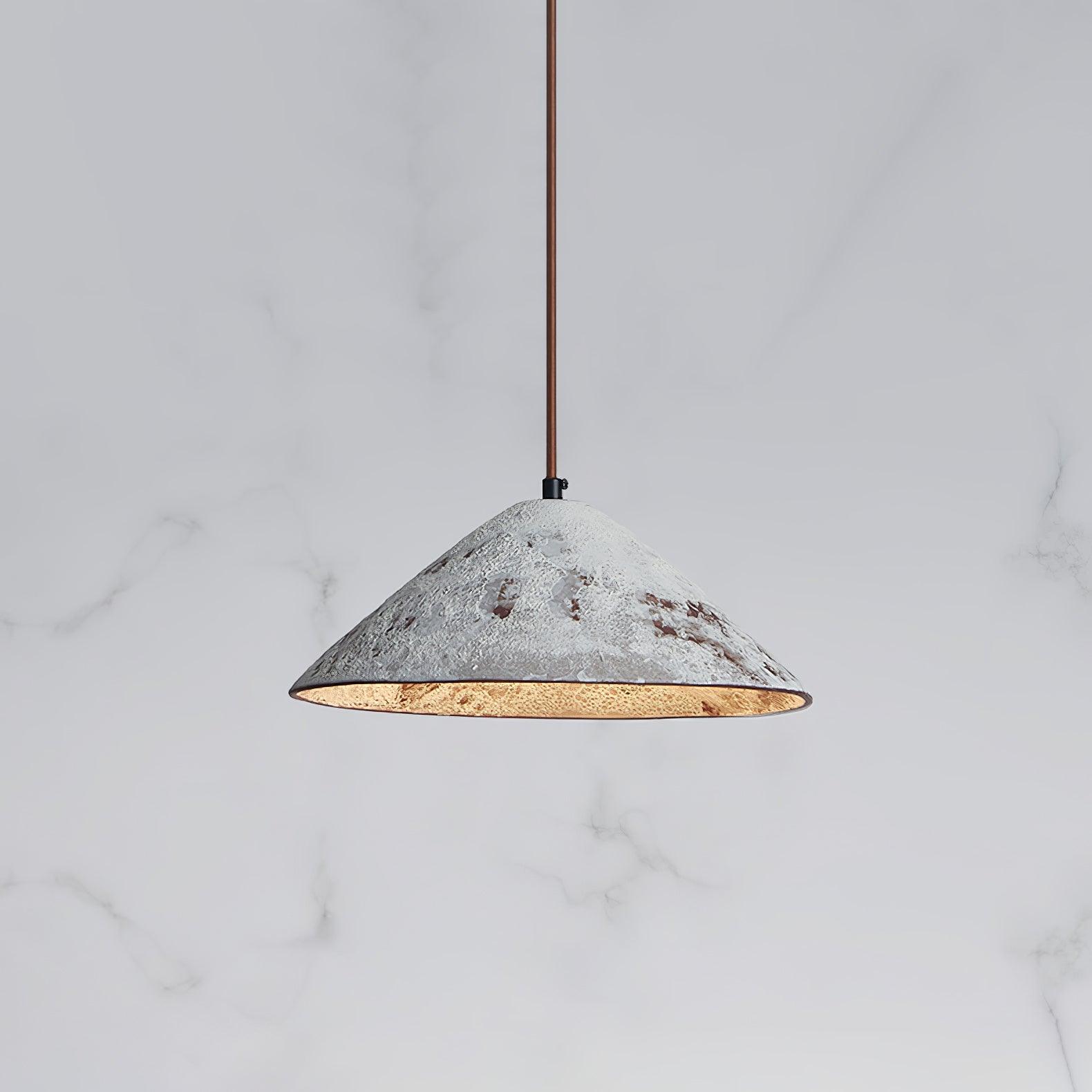 Solara Pendelleuchte Keramik Kegel Rustikal Vintage-Letslighting