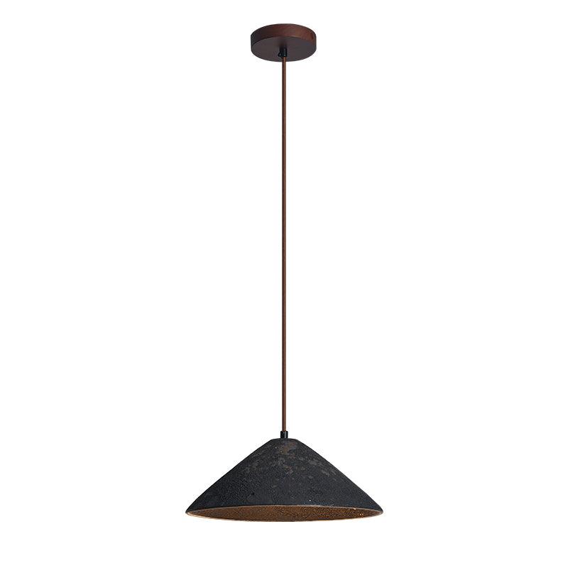 Solara Pendelleuchte Keramik Kegel Rustikal Vintage-Letslighting
