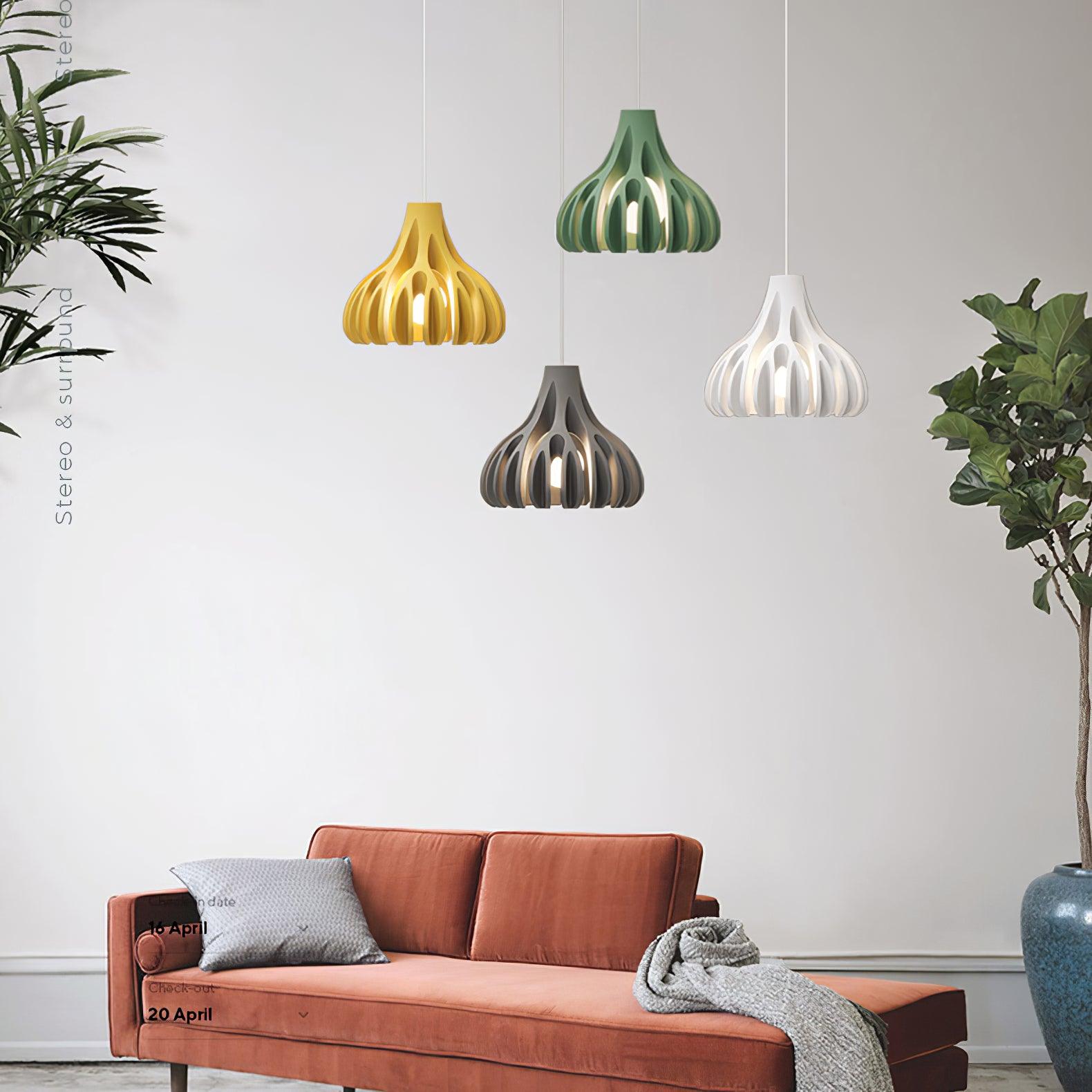 Petal Koralle Harz Pendelleuchte Lampe-Letslighting