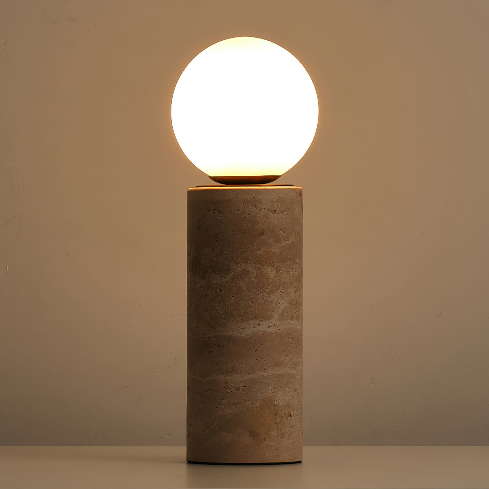 Core Travertine Table Lamp - Letslighting