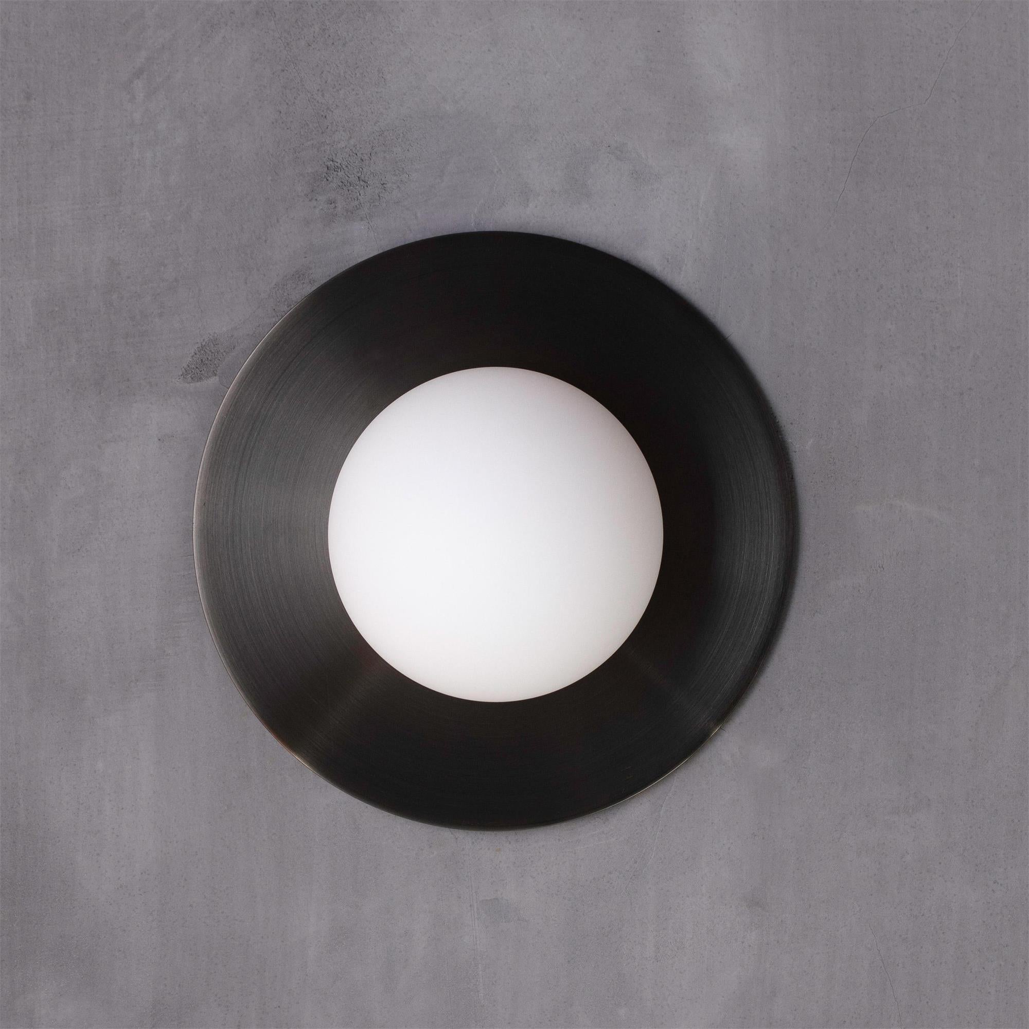 Haze Runde Glas-Wandleuchte-Letslighting