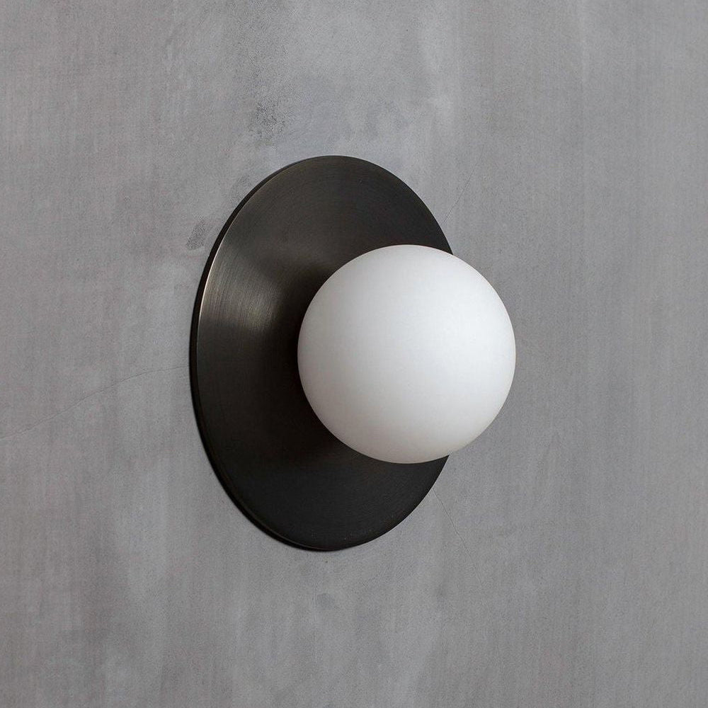 Haze Runde Glas-Wandleuchte-Letslighting