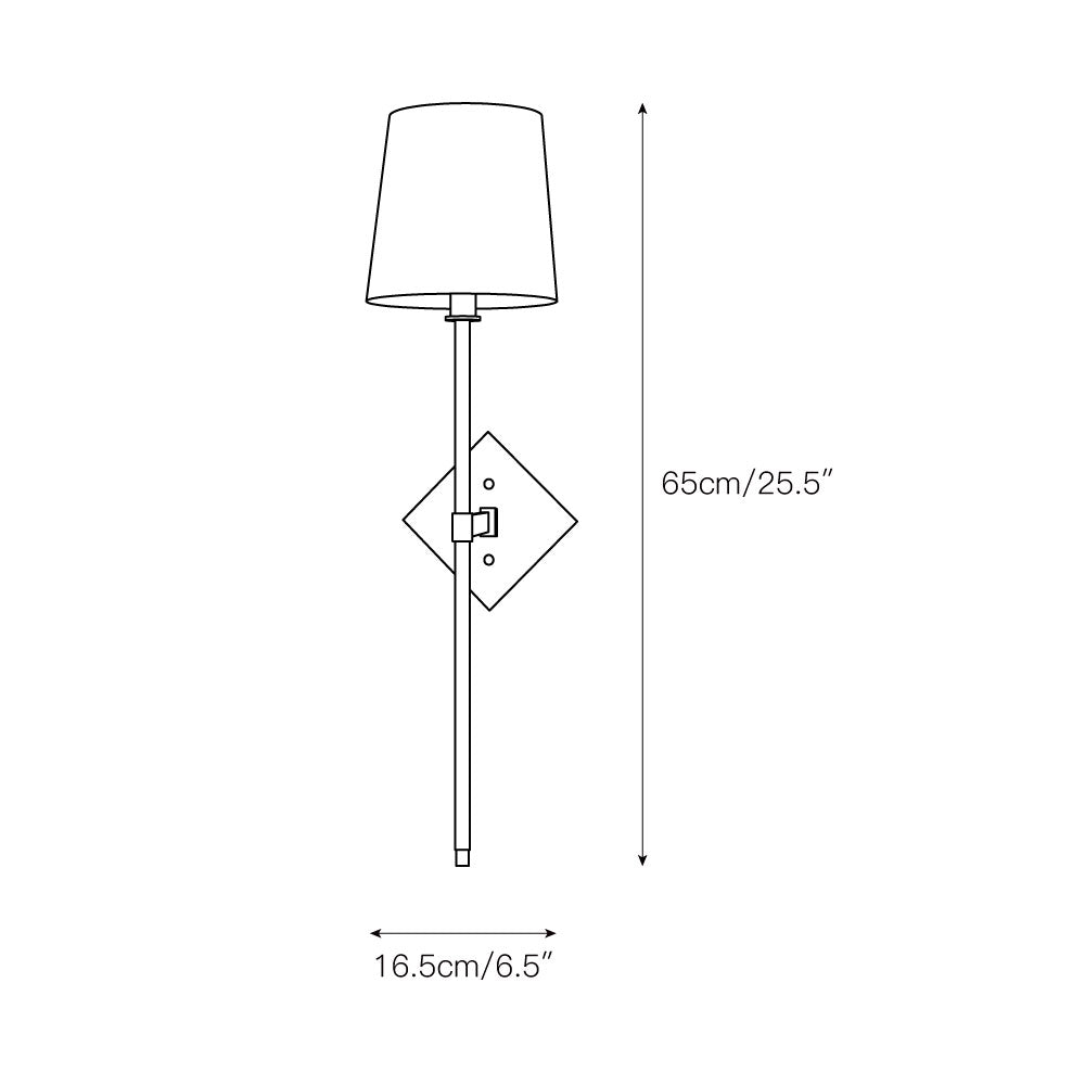 KismetModerne Messing-Stoff-Wandleuchte-Letslighting