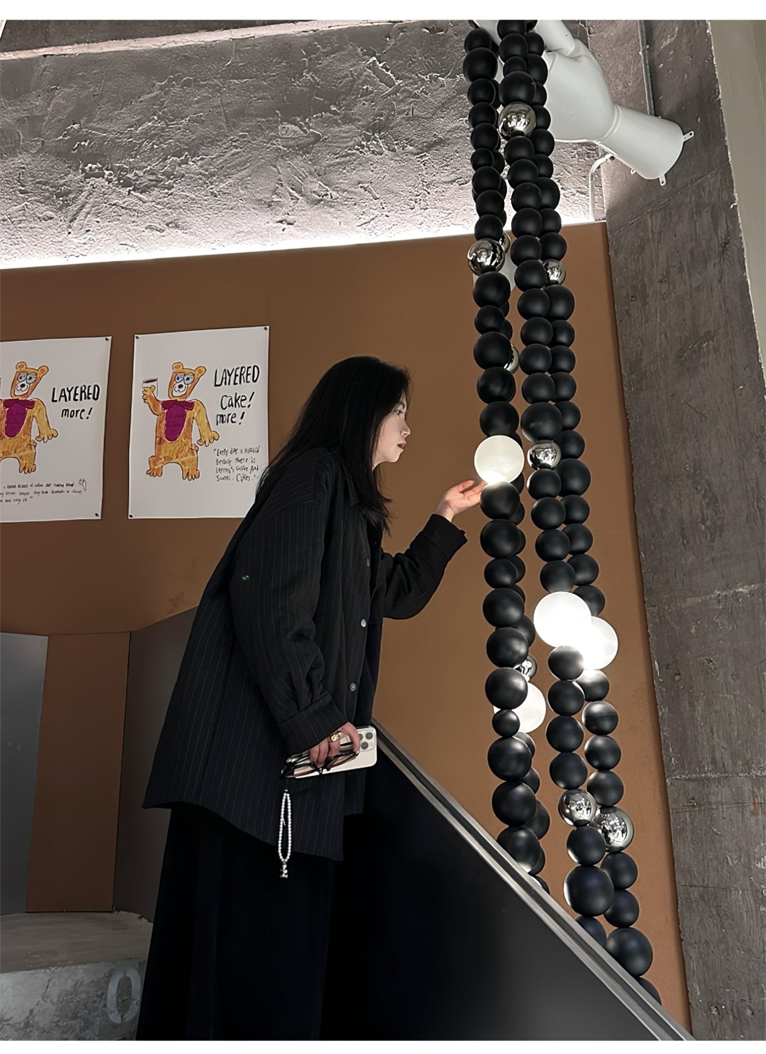 Nysolisra Moderner Glas-Kronleuchter-Letslighting