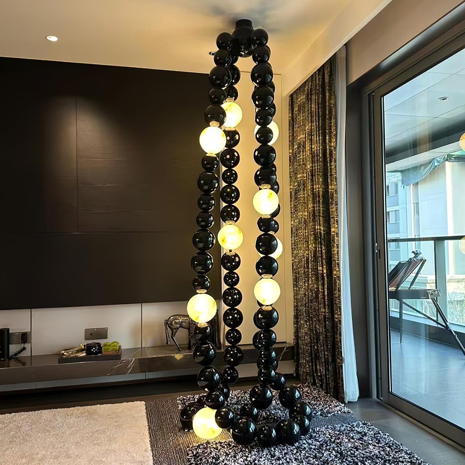 Nysolisra Moderner Glas-Kronleuchter-Letslighting