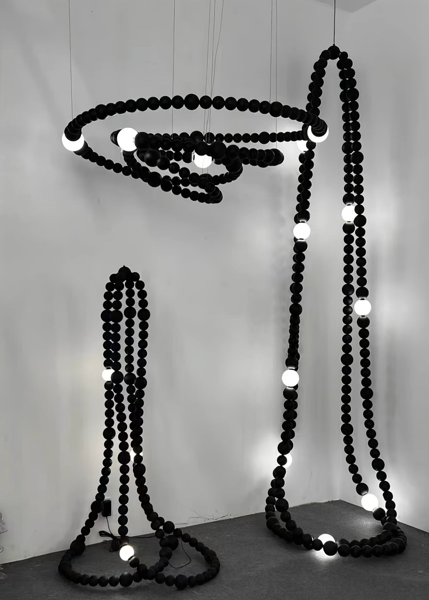 Nysolisra Moderner Glas-Kronleuchter-Letslighting