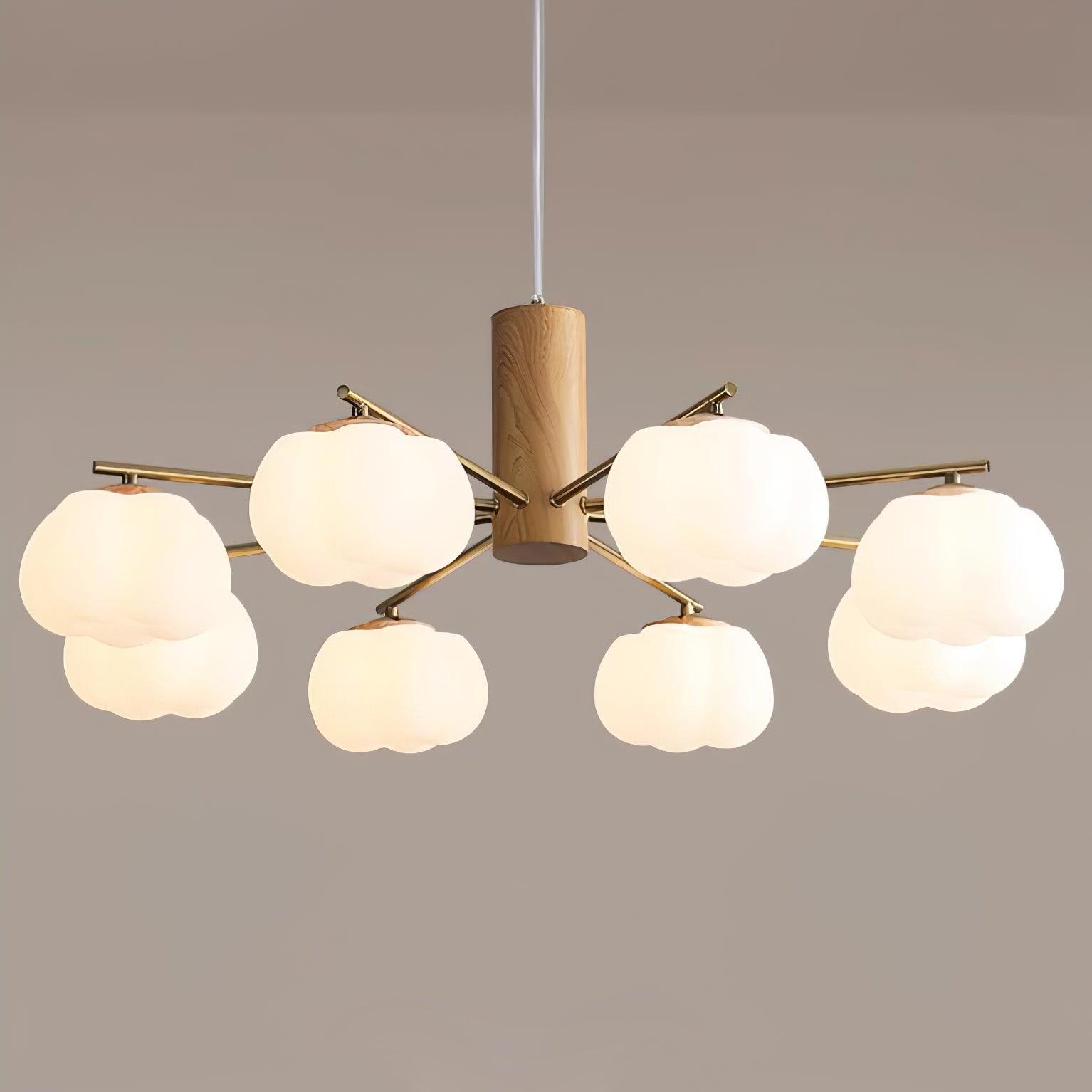 Tyler Vintage Glas-Kronleuchter-Letslighting