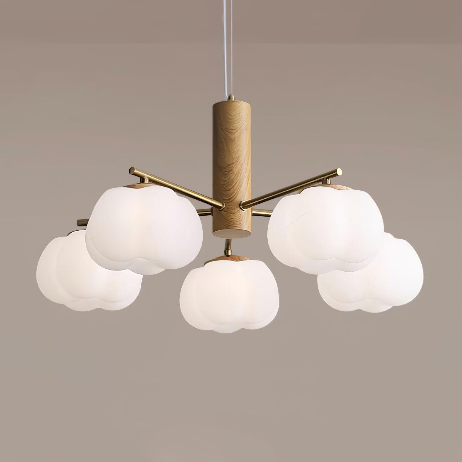 Tyler Vintage Glas-Kronleuchter-Letslighting