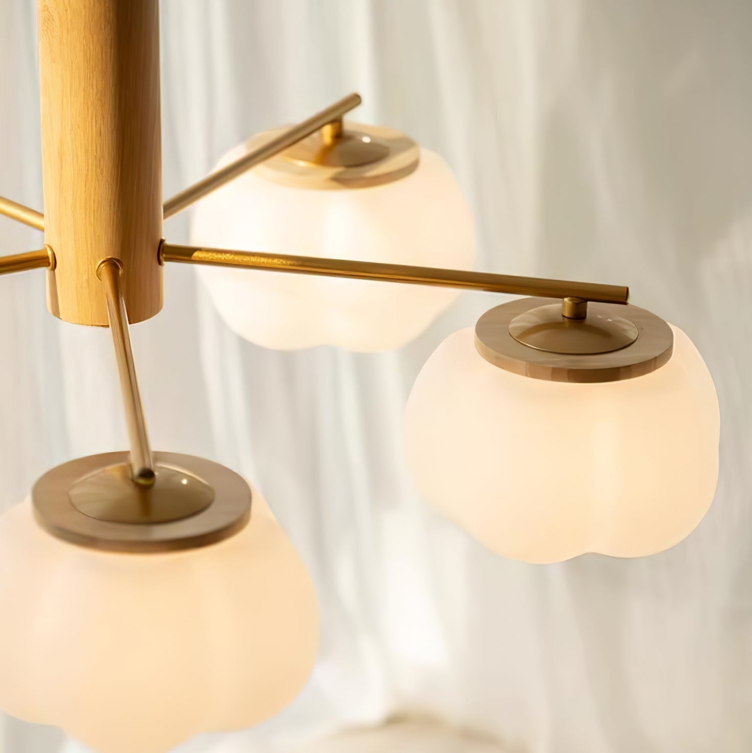 Tyler Vintage Glas-Kronleuchter-Letslighting