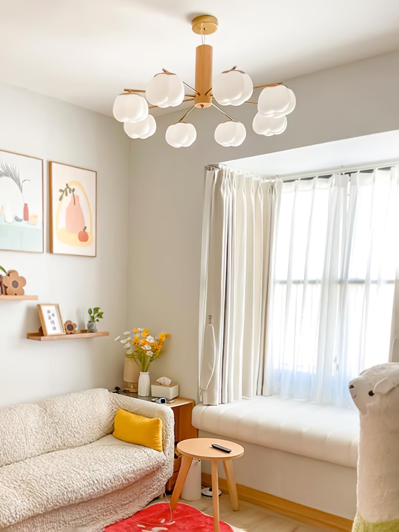Tyler Vintage Glas-Kronleuchter-Letslighting