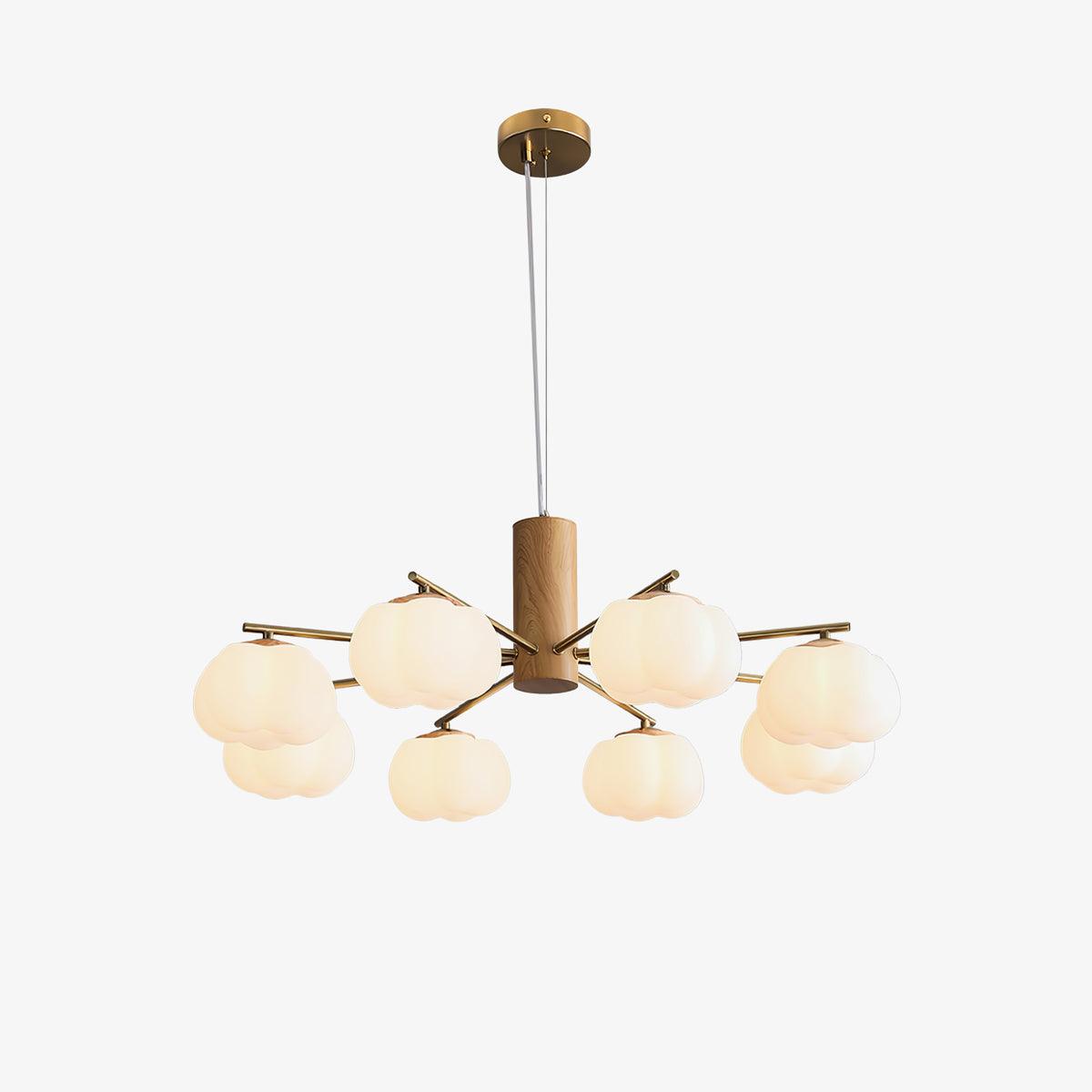 Tyler Vintage Glas-Kronleuchter-Letslighting