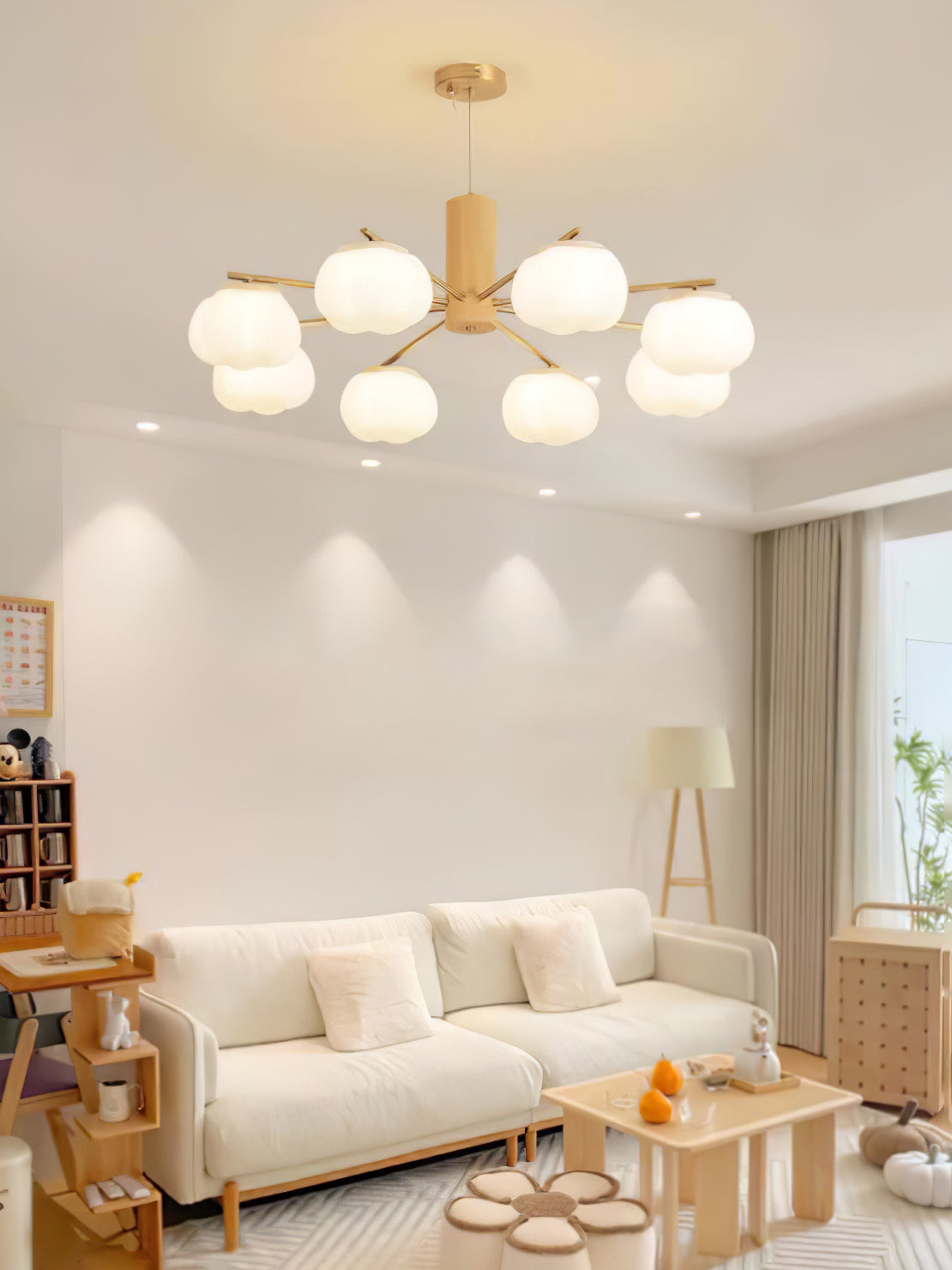 Tyler Vintage Glas-Kronleuchter-Letslighting