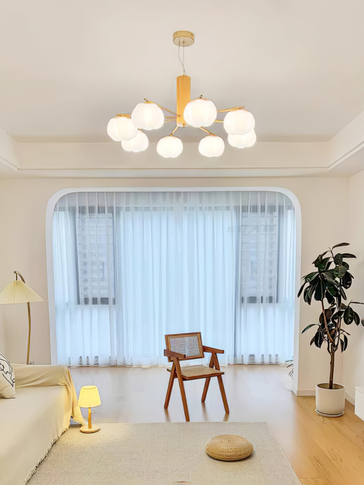Tyler Vintage Glas-Kronleuchter-Letslighting