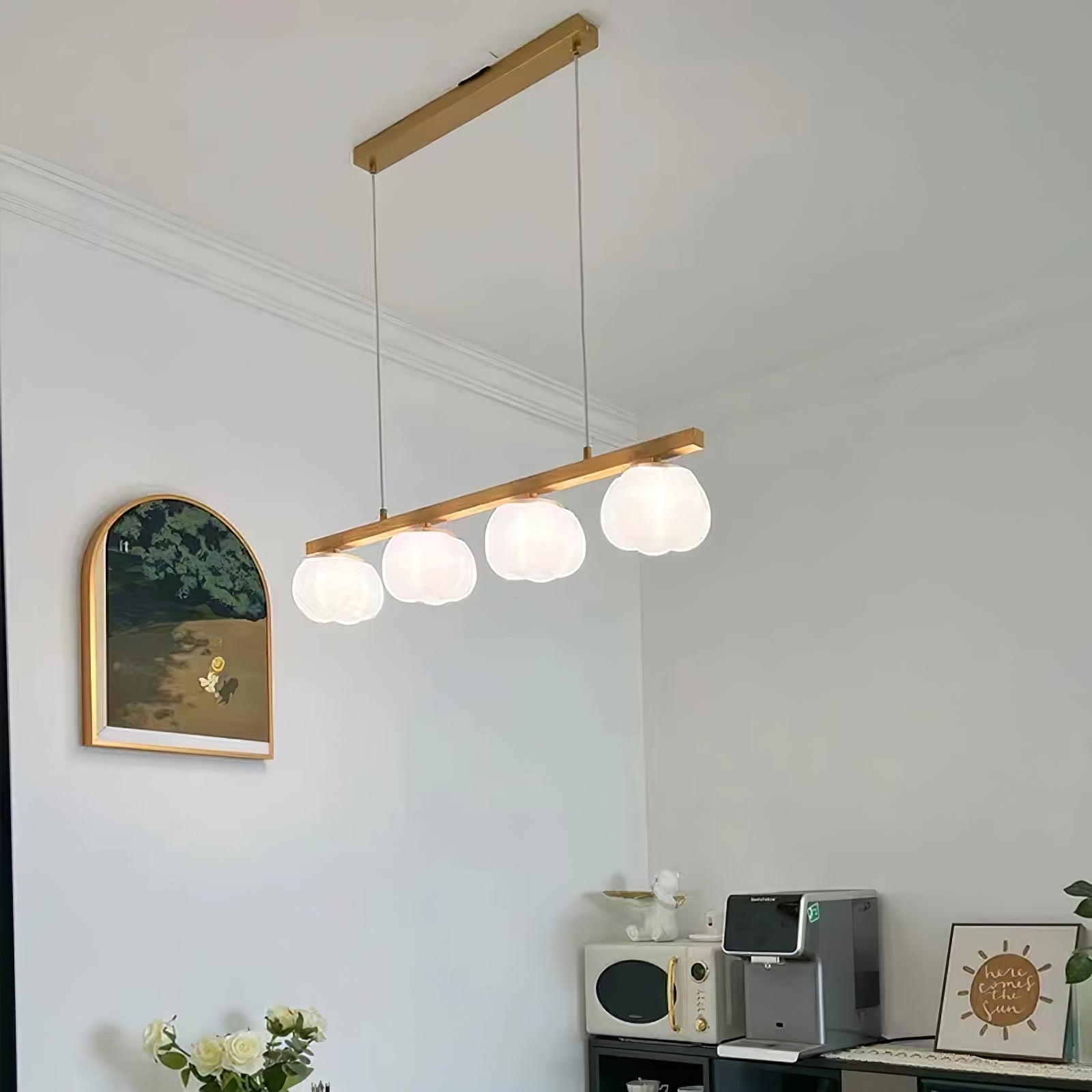 Tyler Vintage Glas-Kronleuchter-Letslighting