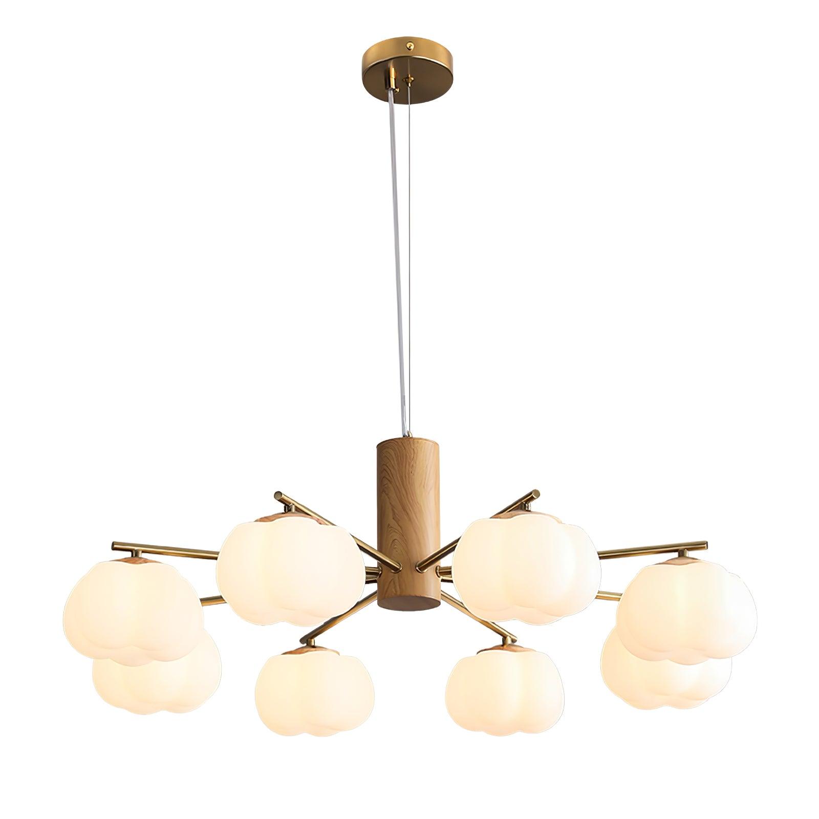 Tyler Vintage Glas-Kronleuchter-Letslighting