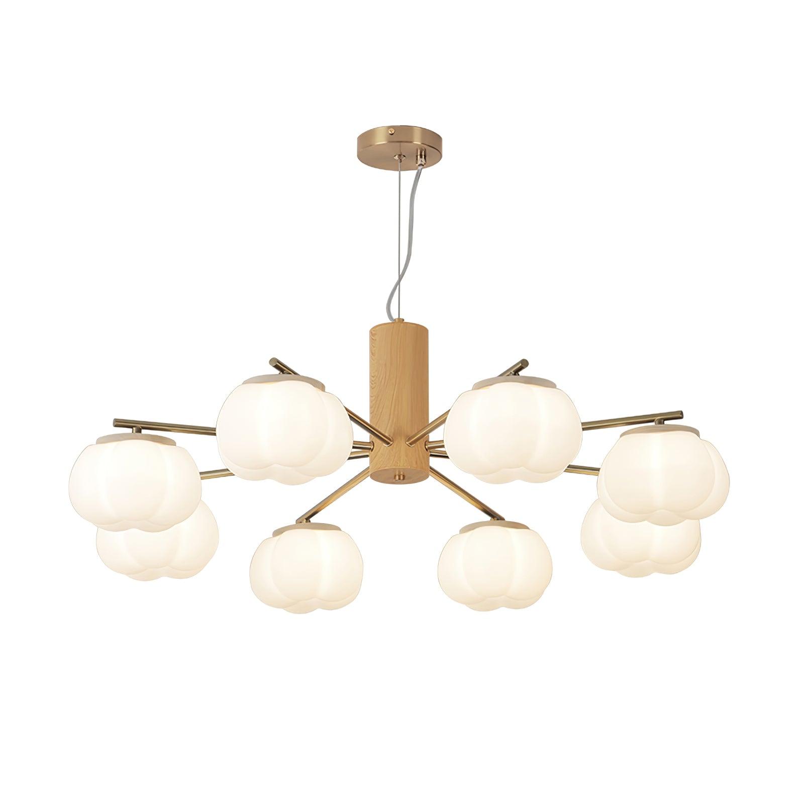 Tyler Vintage Glas-Kronleuchter-Letslighting