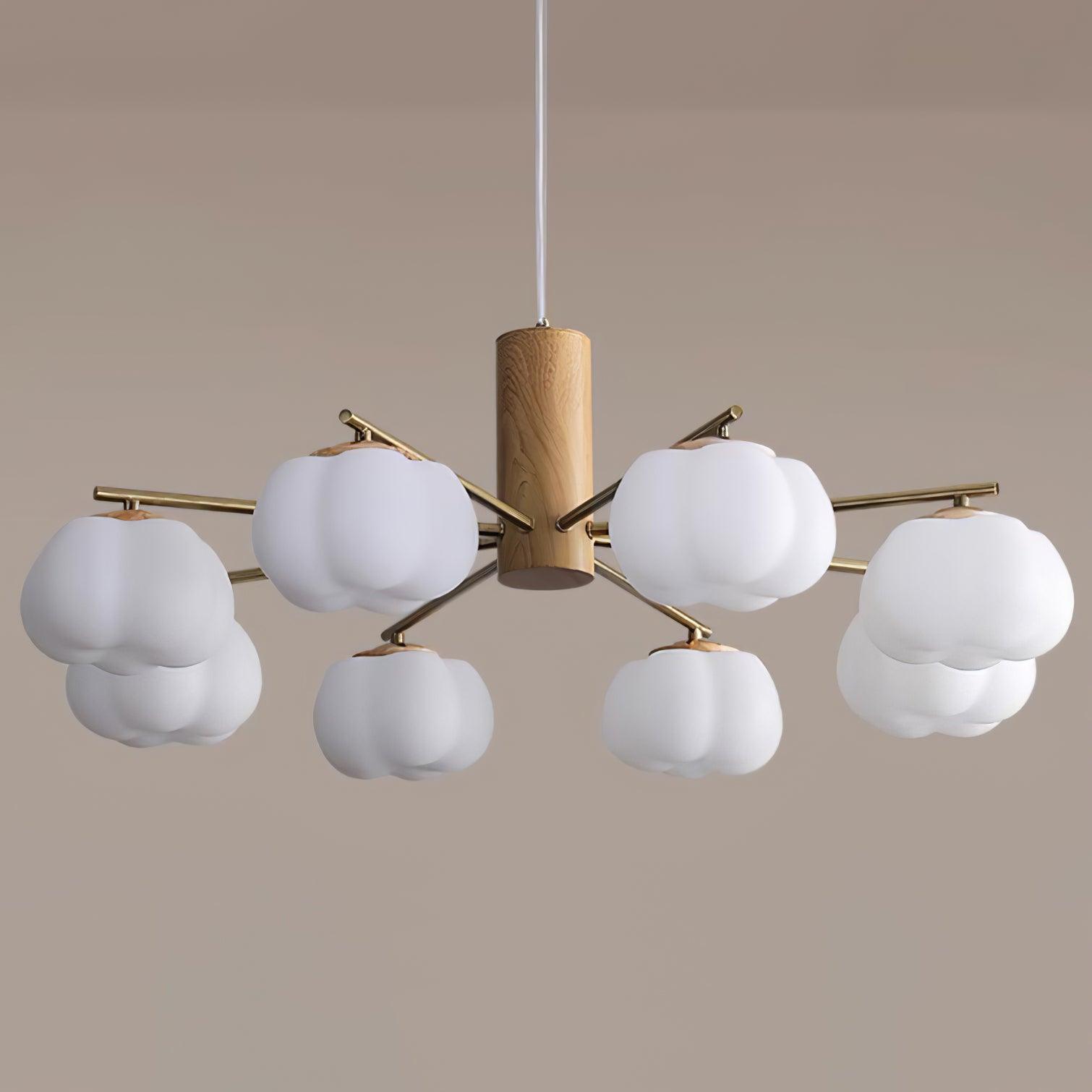Tyler Vintage Glas-Kronleuchter-Letslighting