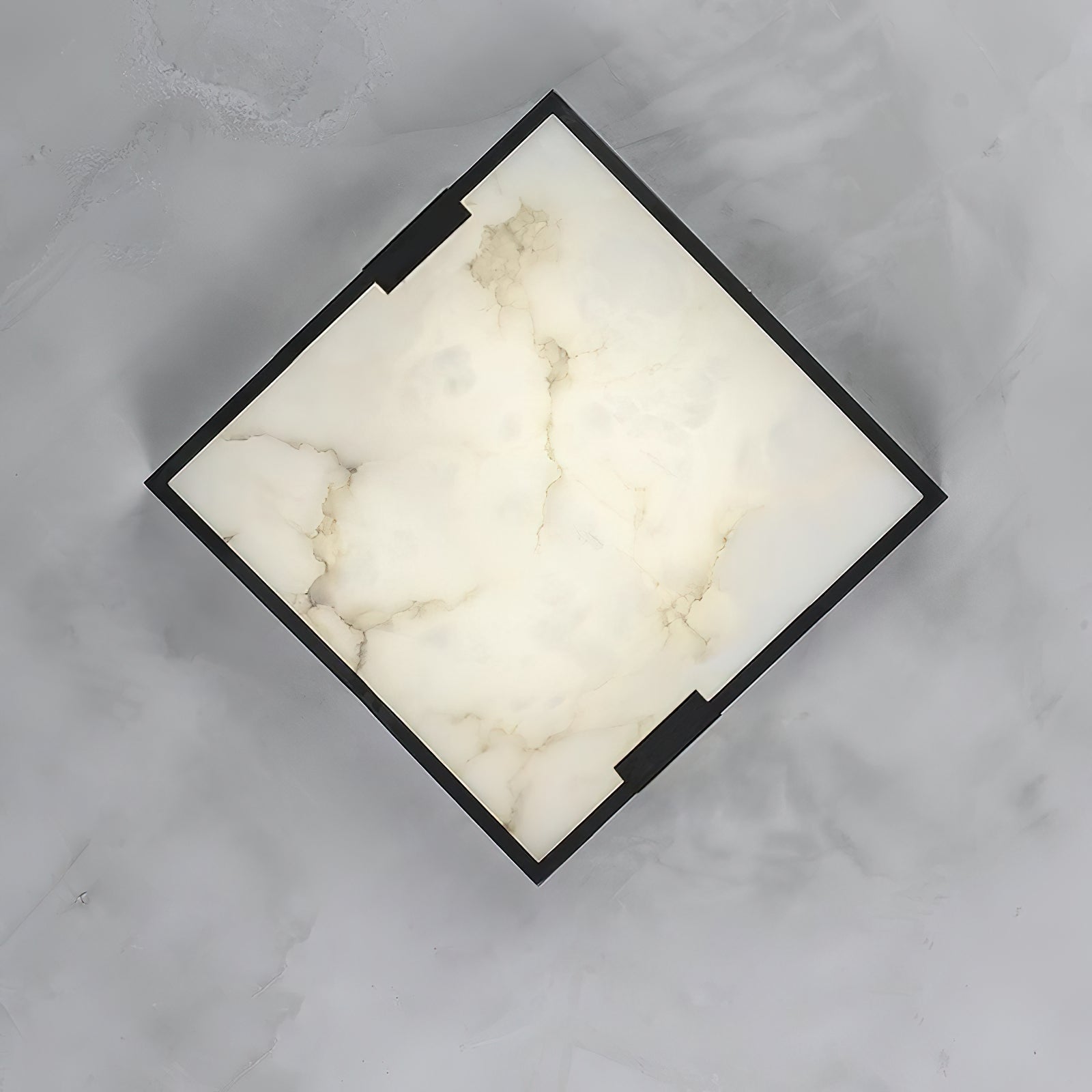 Muse Modern Minimalist Alabaster Flush Mount Ceiling Light - Letslighting
