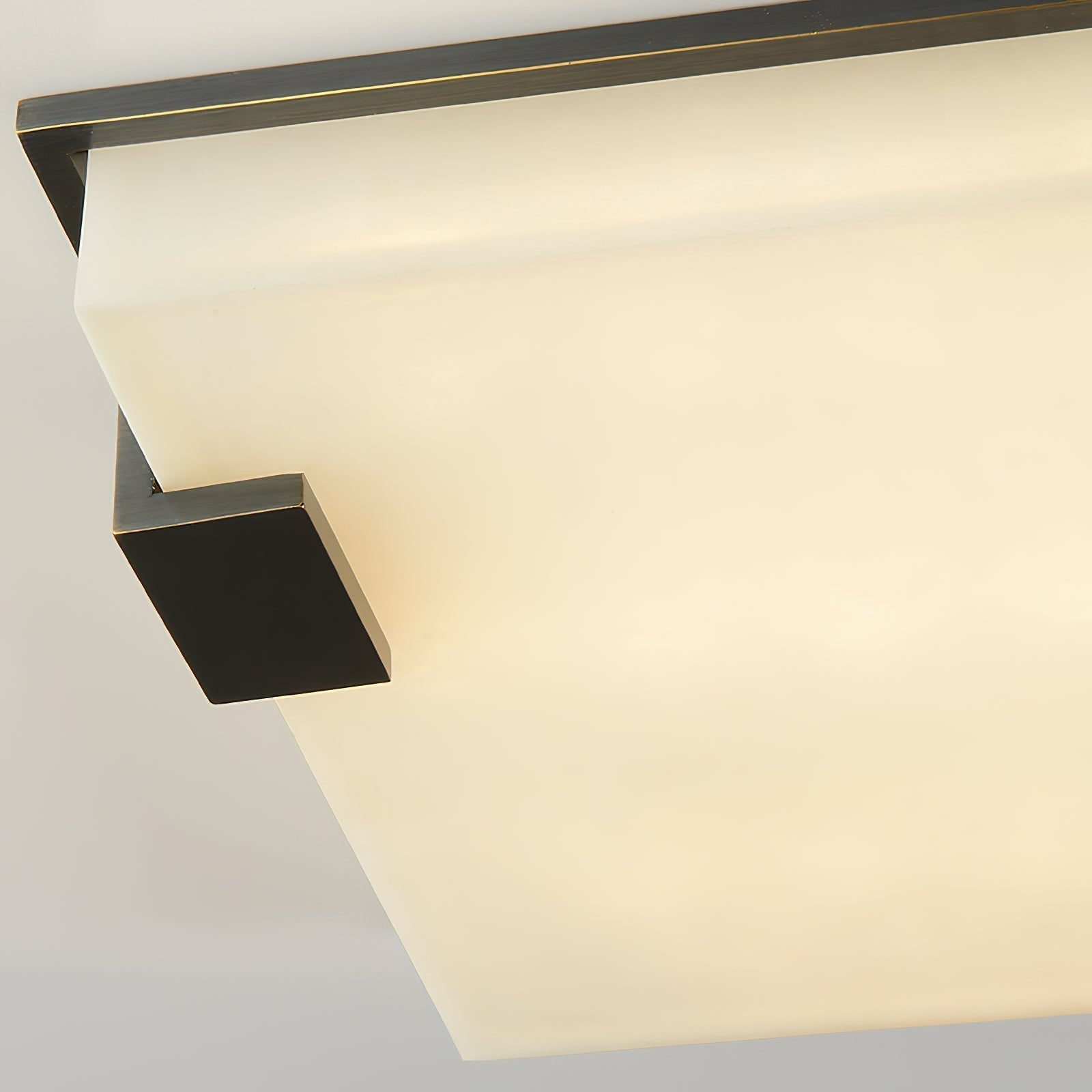 Muse Modern Minimalist Alabaster Flush Mount Ceiling Light - Letslighting
