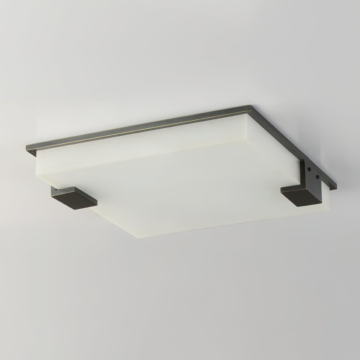 Muse Modern Minimalist Alabaster Flush Mount Ceiling Light - Letslighting