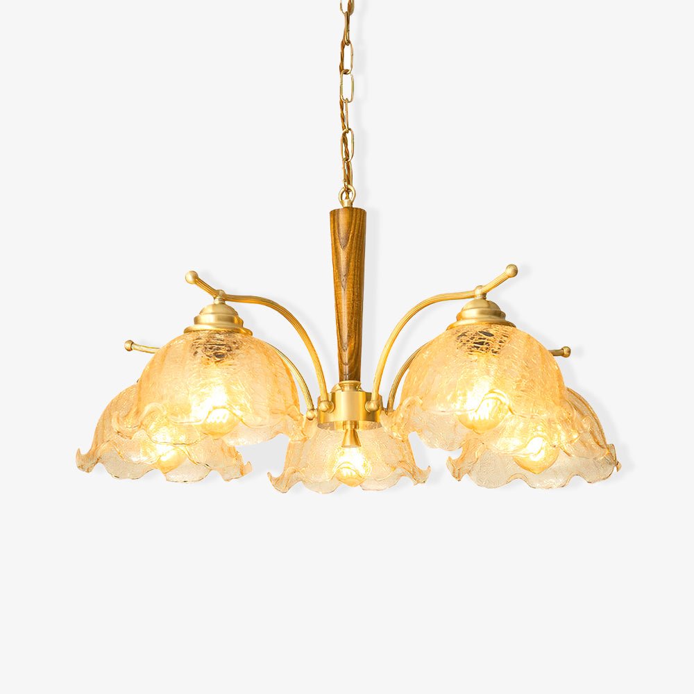 Orchid Vintage Glas-Kronleuchter-Letslighting