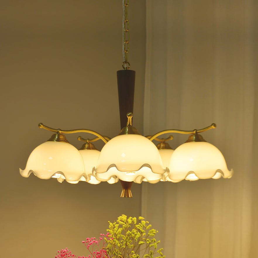 Orchid Vintage Glas-Kronleuchter-Letslighting