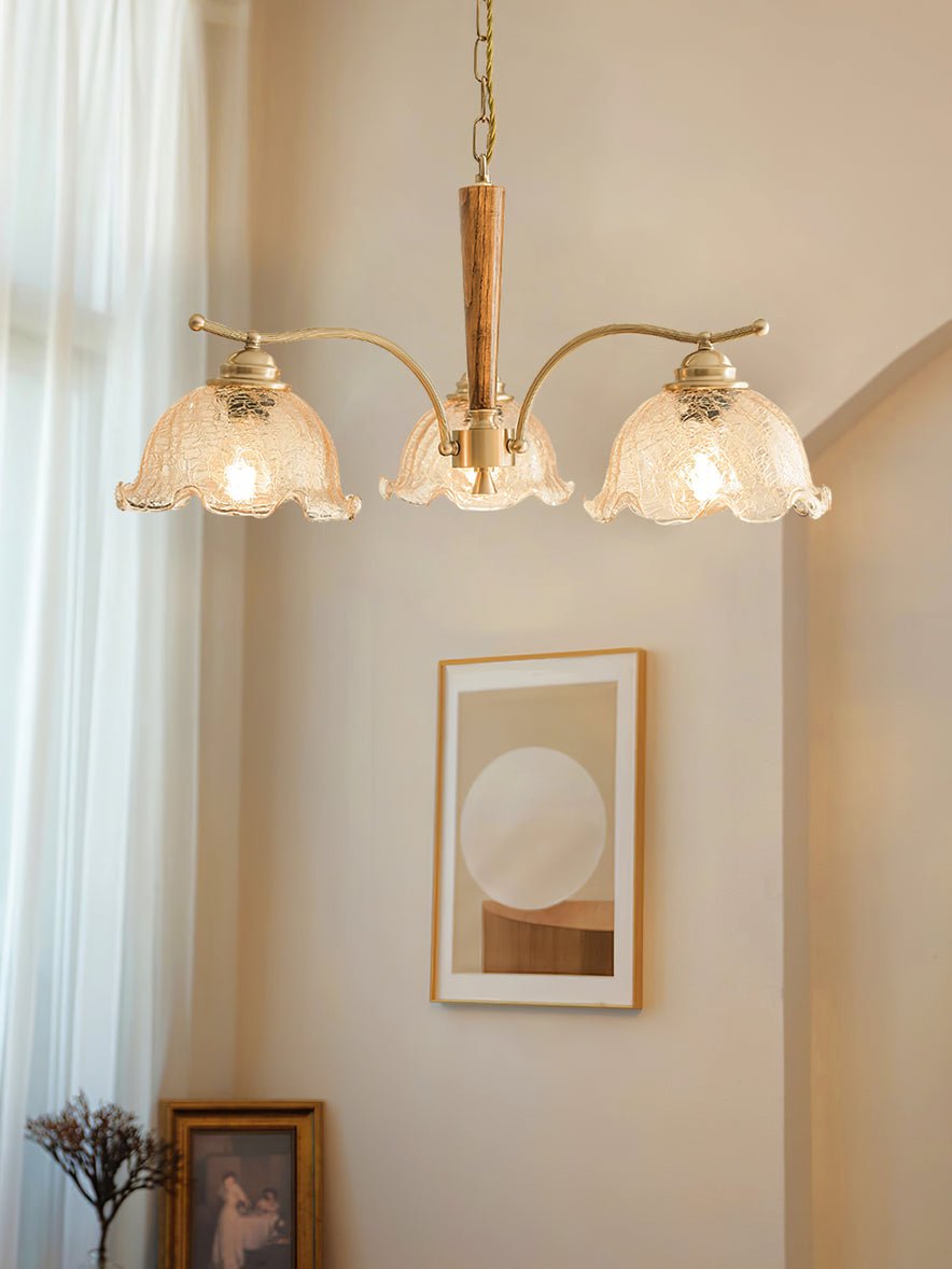 Orchid Vintage Glas-Kronleuchter-Letslighting