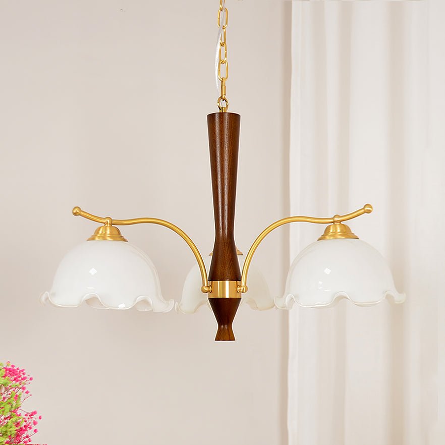 Orchid Vintage Glas-Kronleuchter-Letslighting