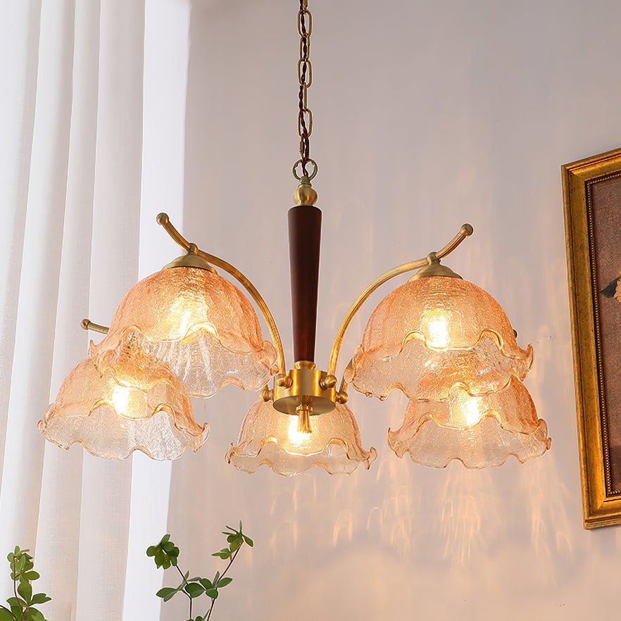 Orchid Vintage Glas-Kronleuchter-Letslighting