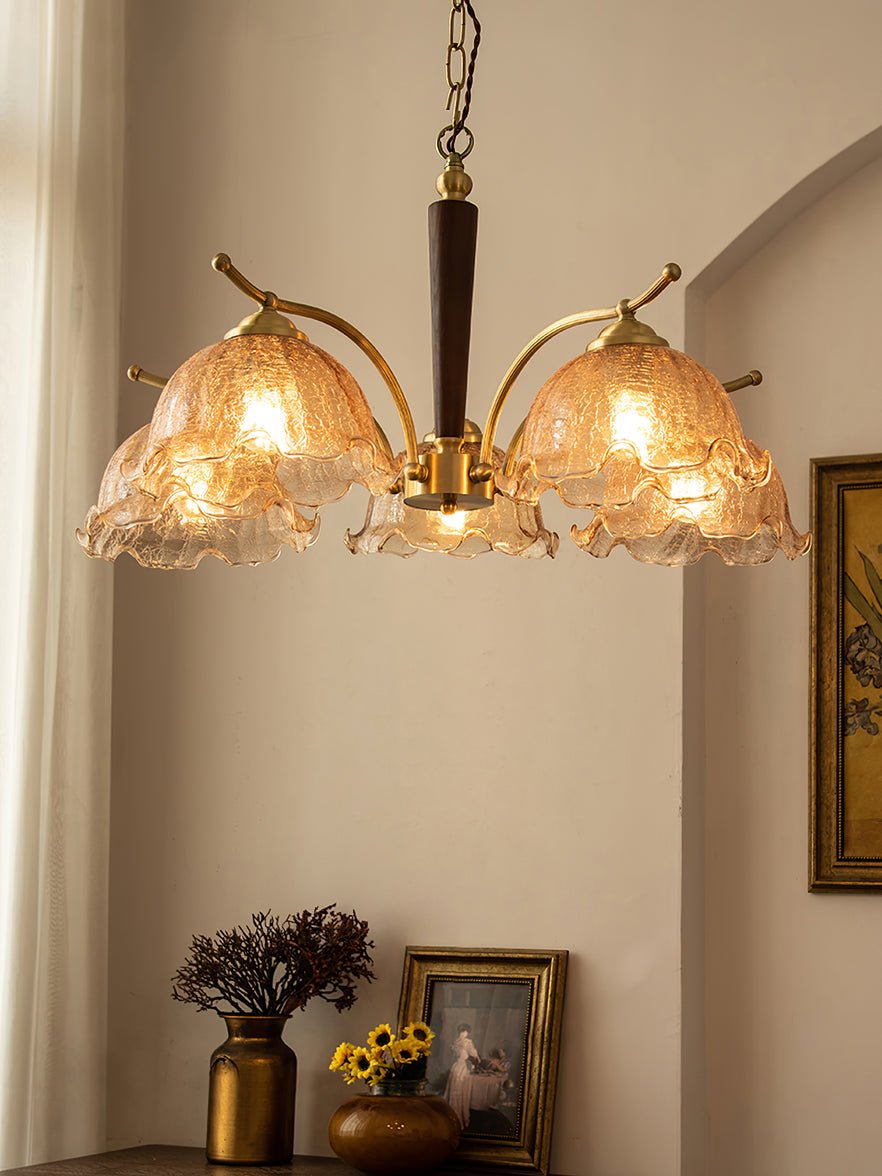 Orchid Vintage Glas-Kronleuchter-Letslighting