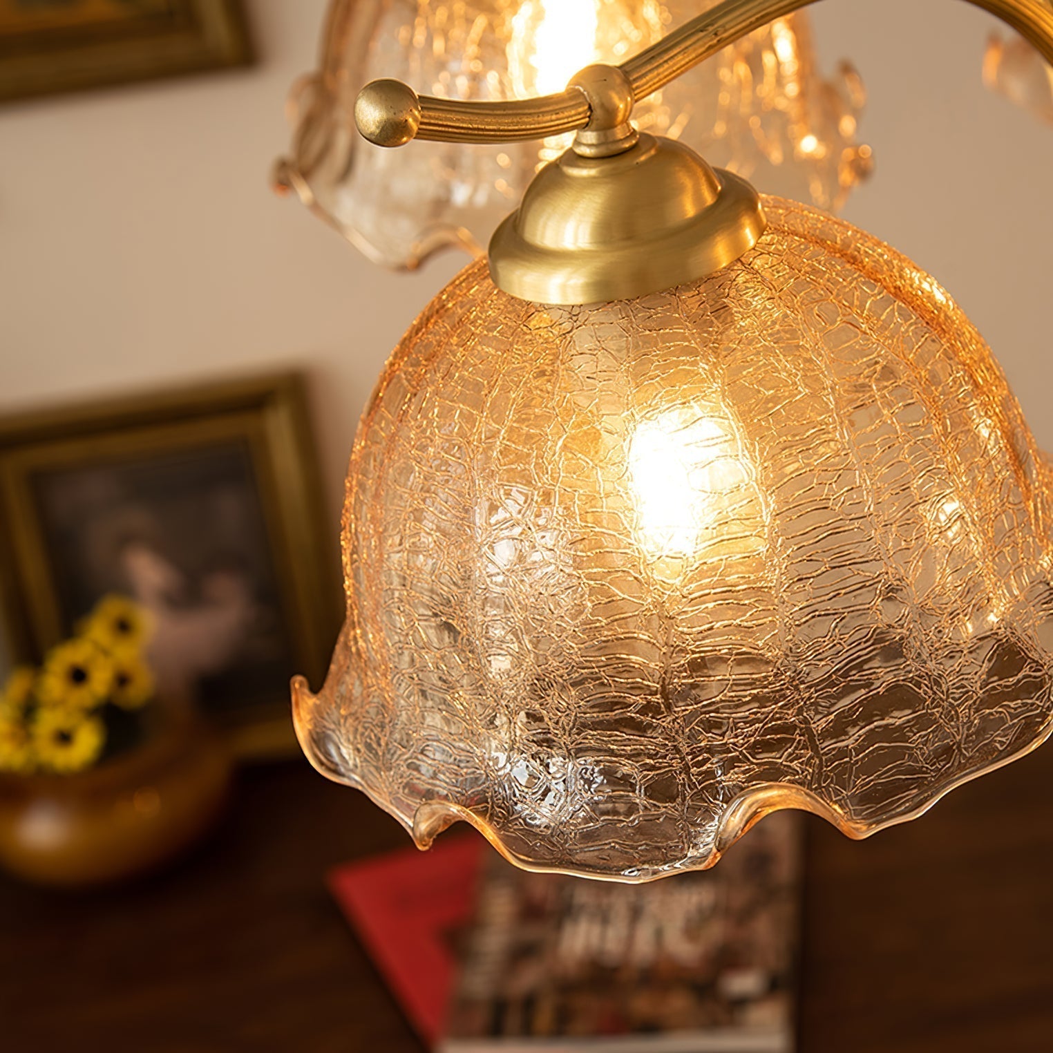 Ogle Blumen-Glas-Kronleuchter-Letslighting