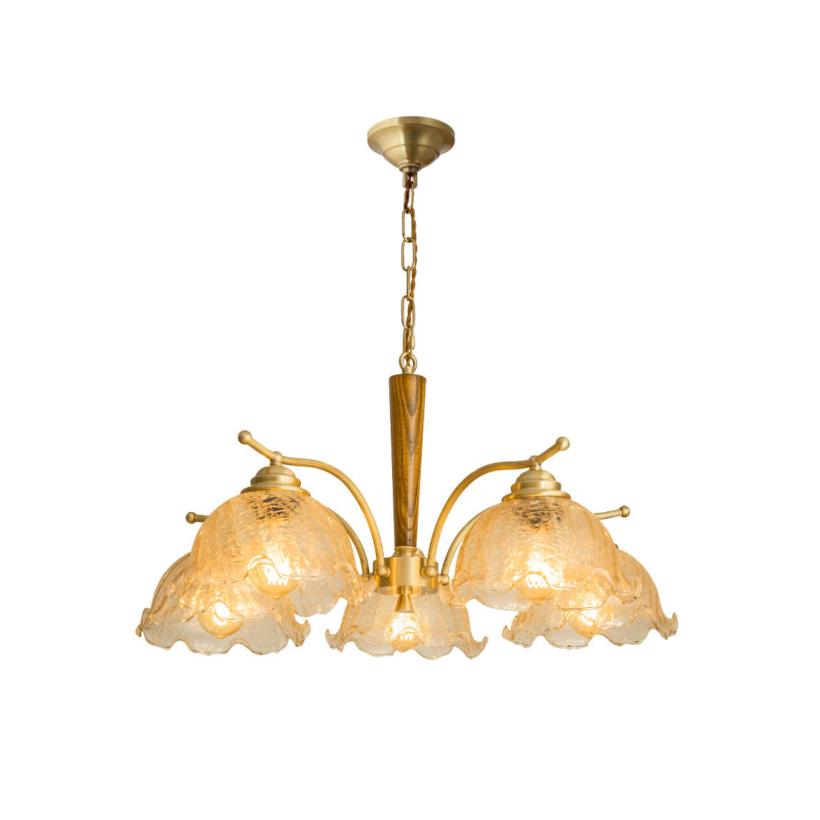 Ogle Blumen-Glas-Kronleuchter-Letslighting